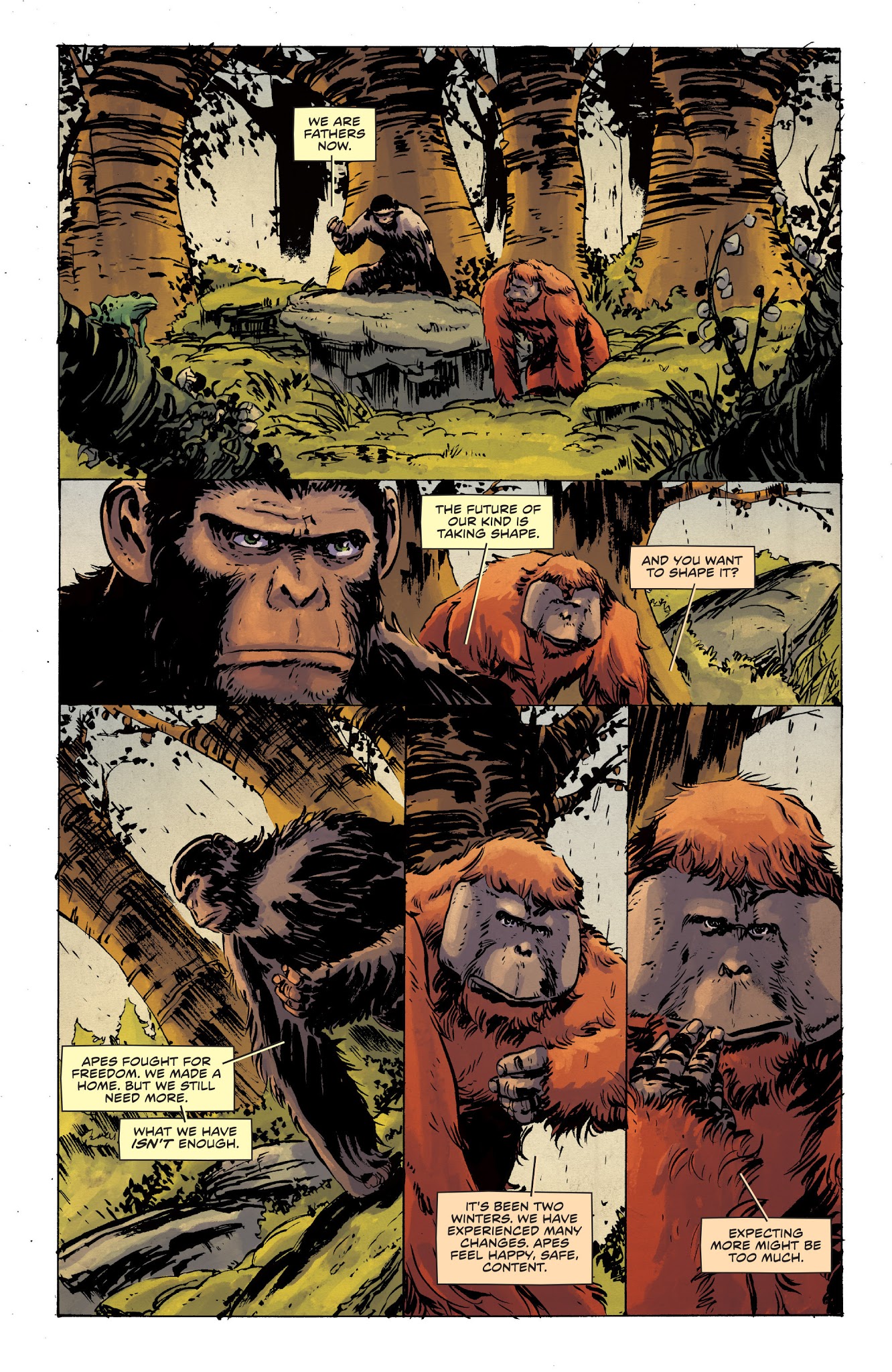 Read online Dawn of the Planet of the Apes comic -  Issue # TPB - 11