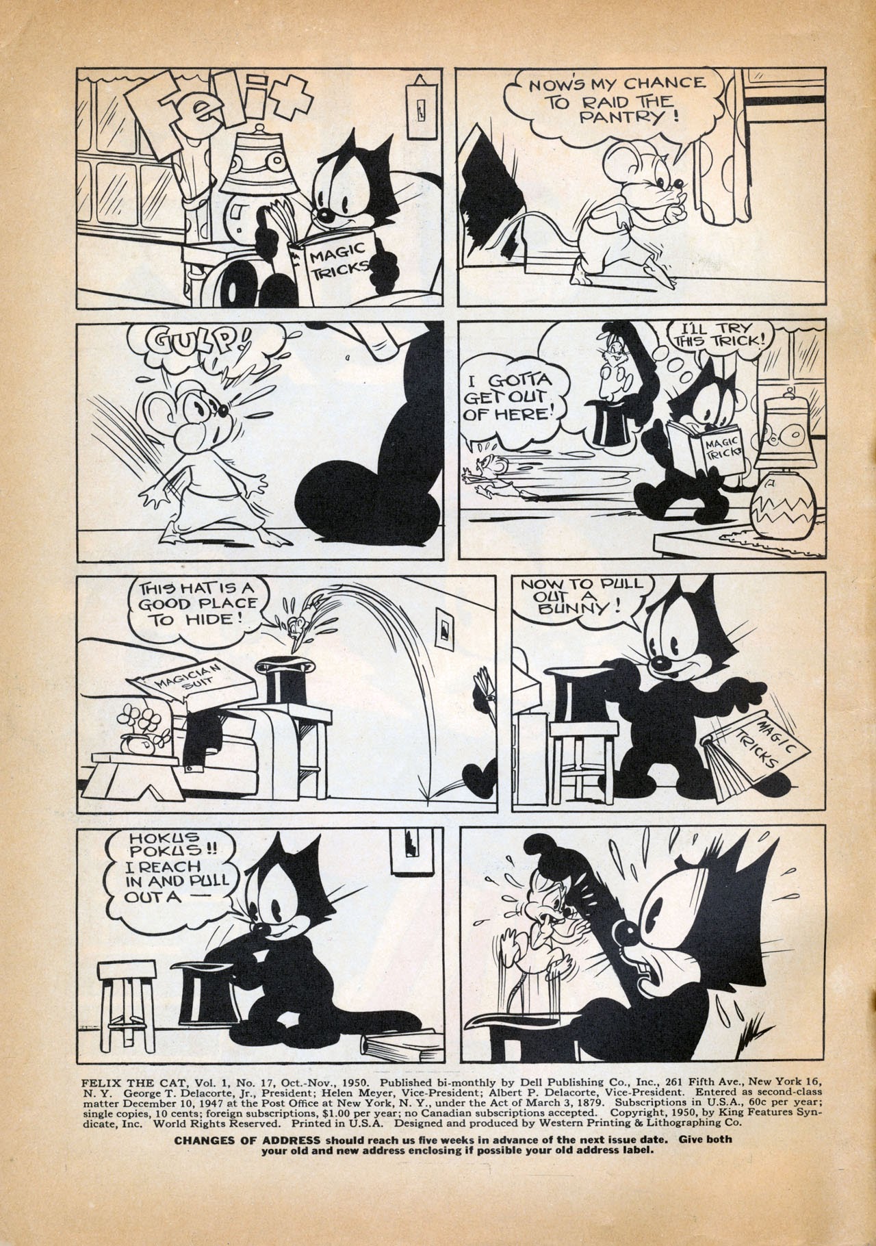 Read online Felix the Cat (1948) comic -  Issue #17 - 2