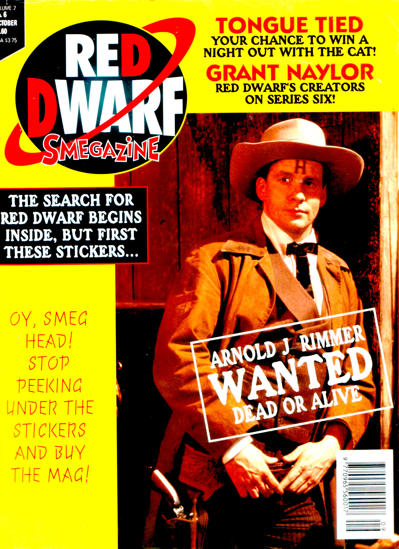 Read online Red Dwarf Smegazine (1993) comic -  Issue #6 - 1