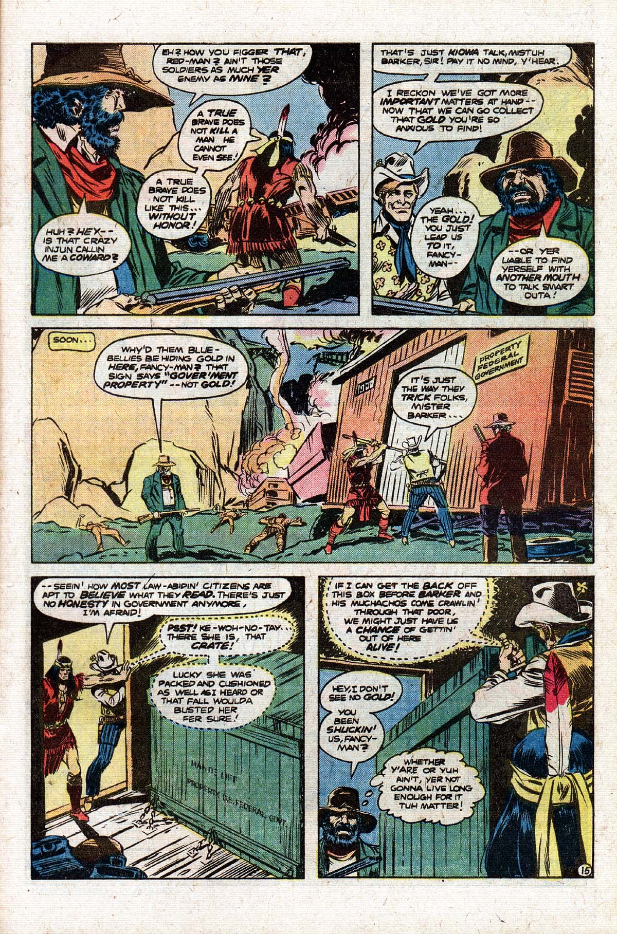 Read online Weird Western Tales (1972) comic -  Issue #45 - 27
