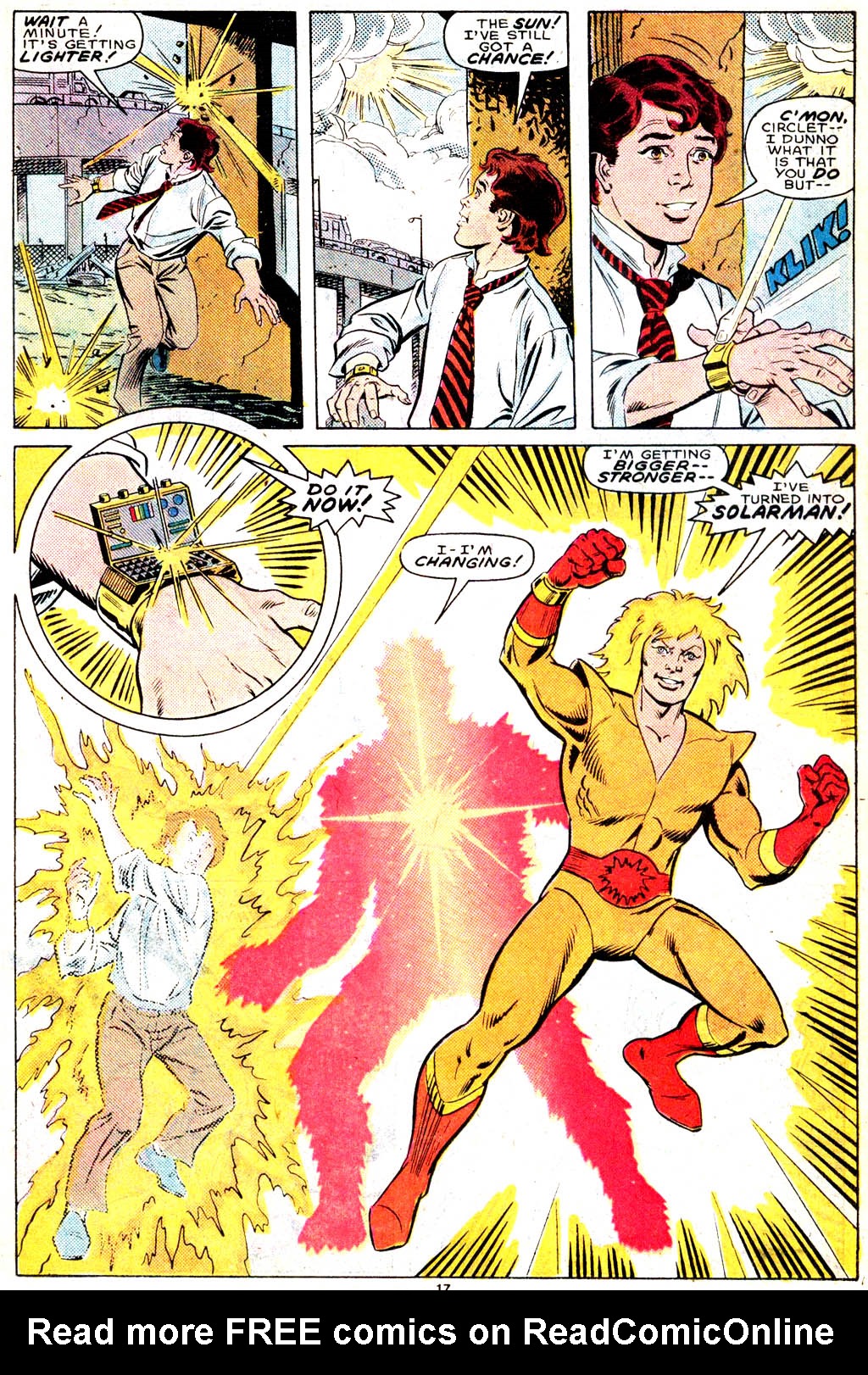 Read online Solarman comic -  Issue #1 - 18