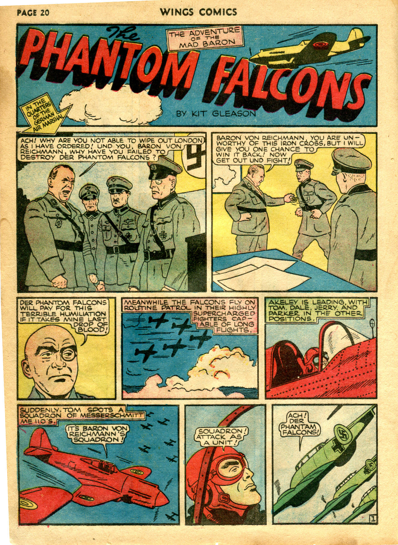 Read online Wings Comics comic -  Issue #5 - 22