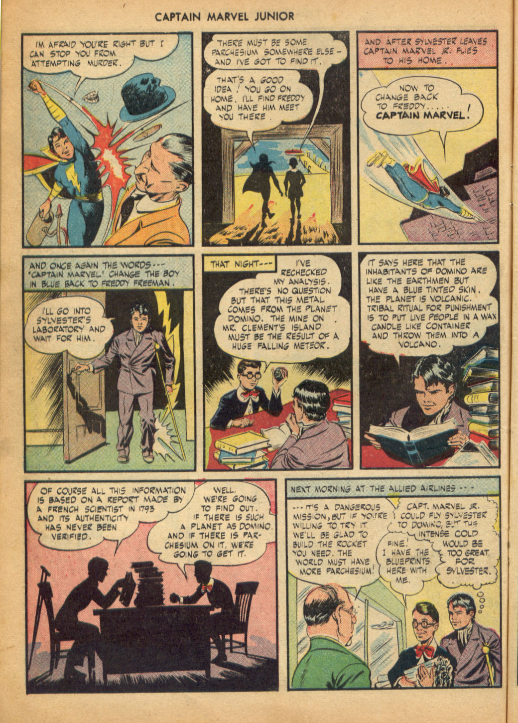 Read online Captain Marvel, Jr. comic -  Issue #49 - 16