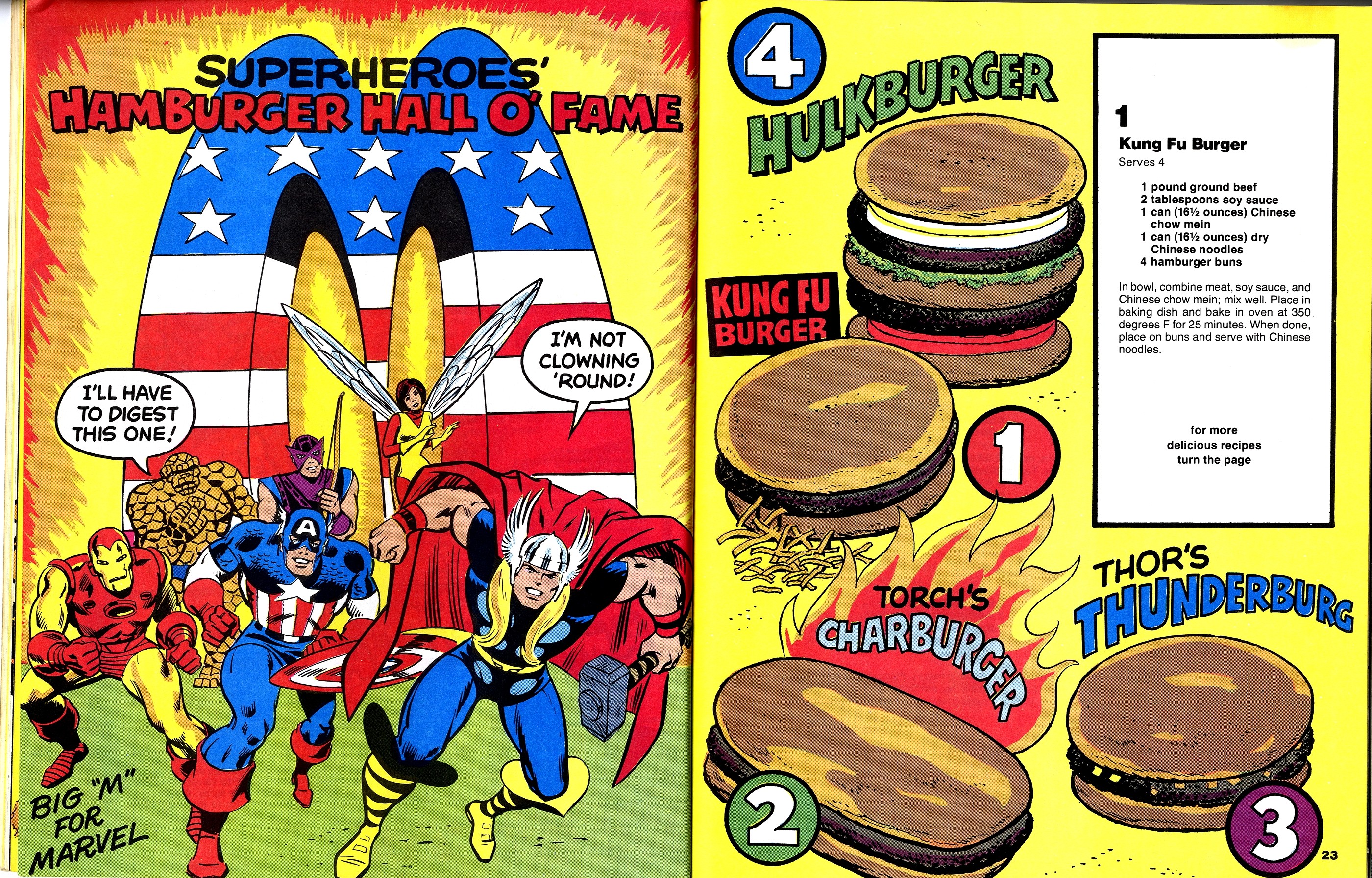 Read online The Mighty Marvel Superheroes' Cookbook comic -  Issue # Full - 13