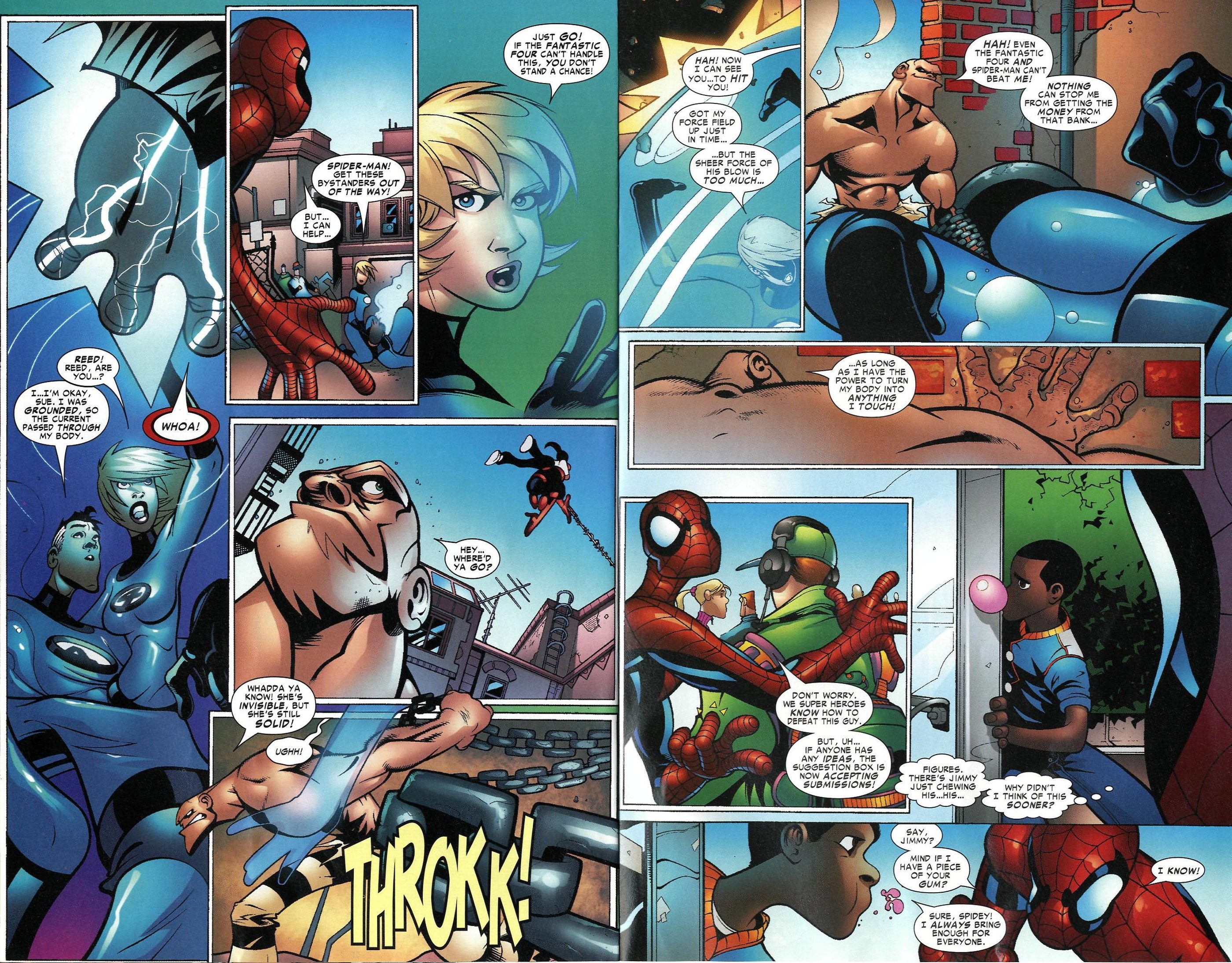 Read online Spider-Man and the Fantastic Four in Bubble Trouble comic -  Issue # Full - 5