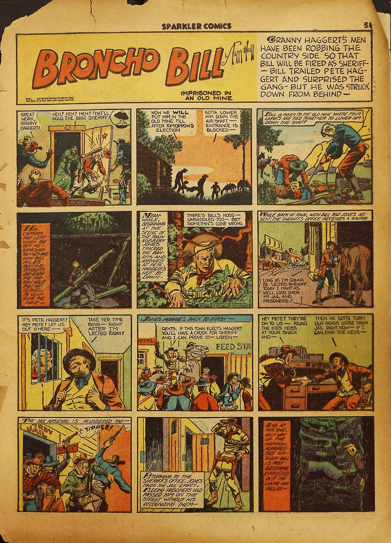 Read online Sparkler Comics comic -  Issue #1 - 54