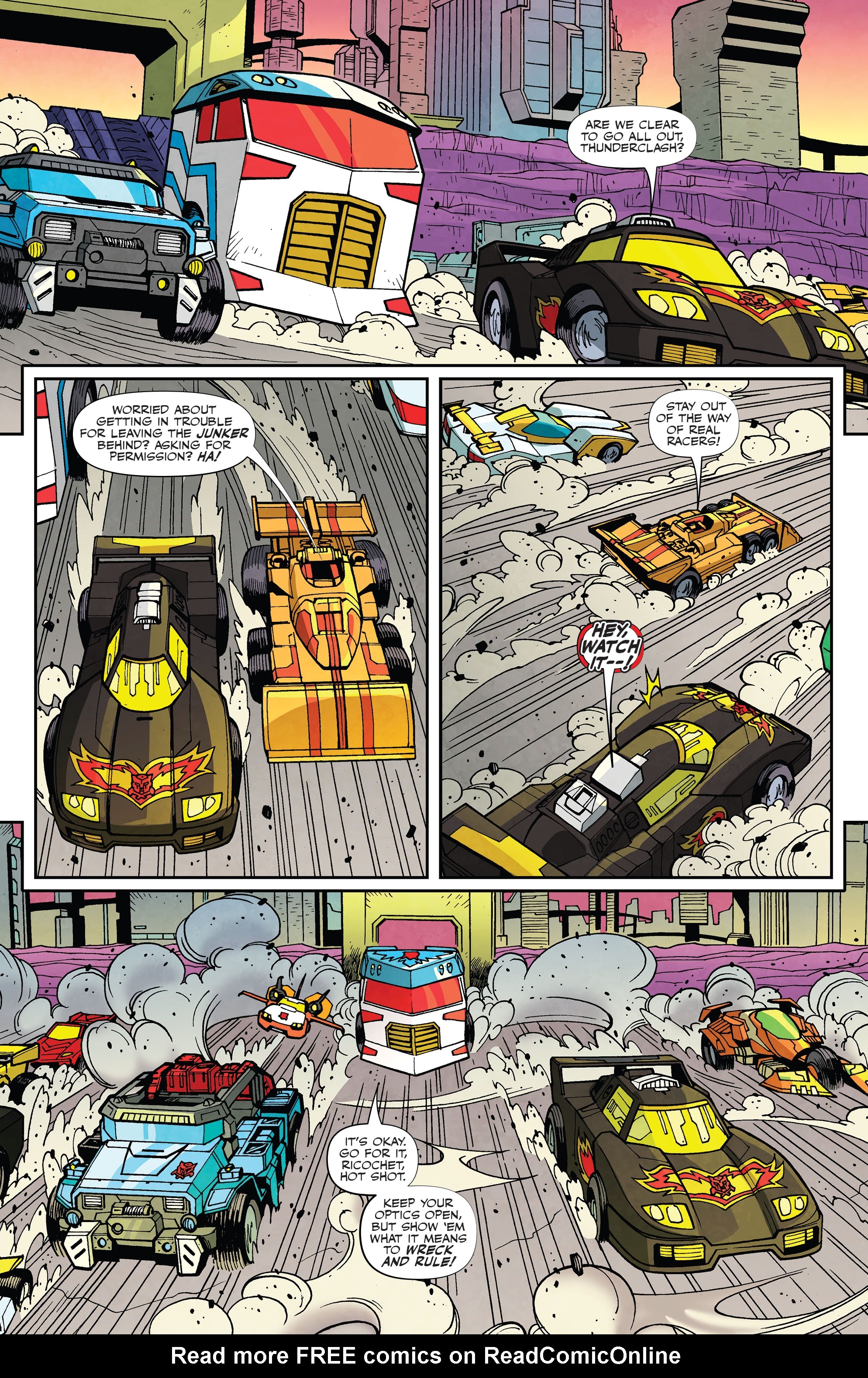 Read online Transformers: Wreckers-Tread and Circuits comic -  Issue #3 - 5