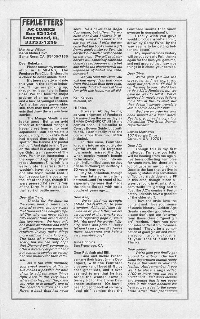 Read online Femforce comic -  Issue #96 - 29