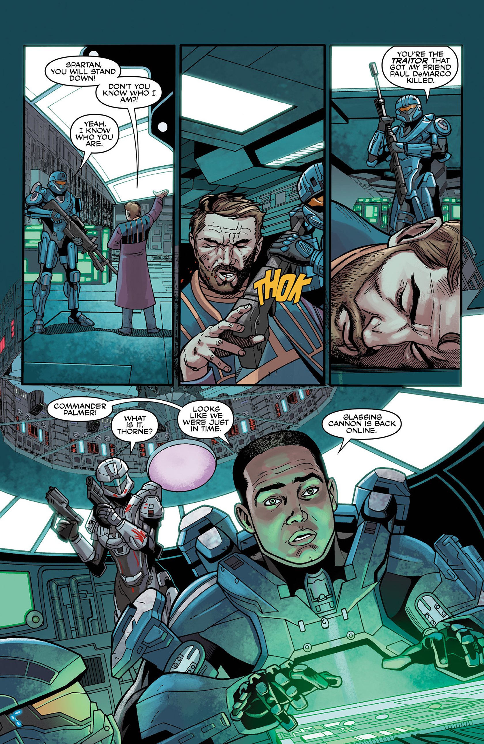 Read online Halo: Escalation comic -  Issue #6 - 14