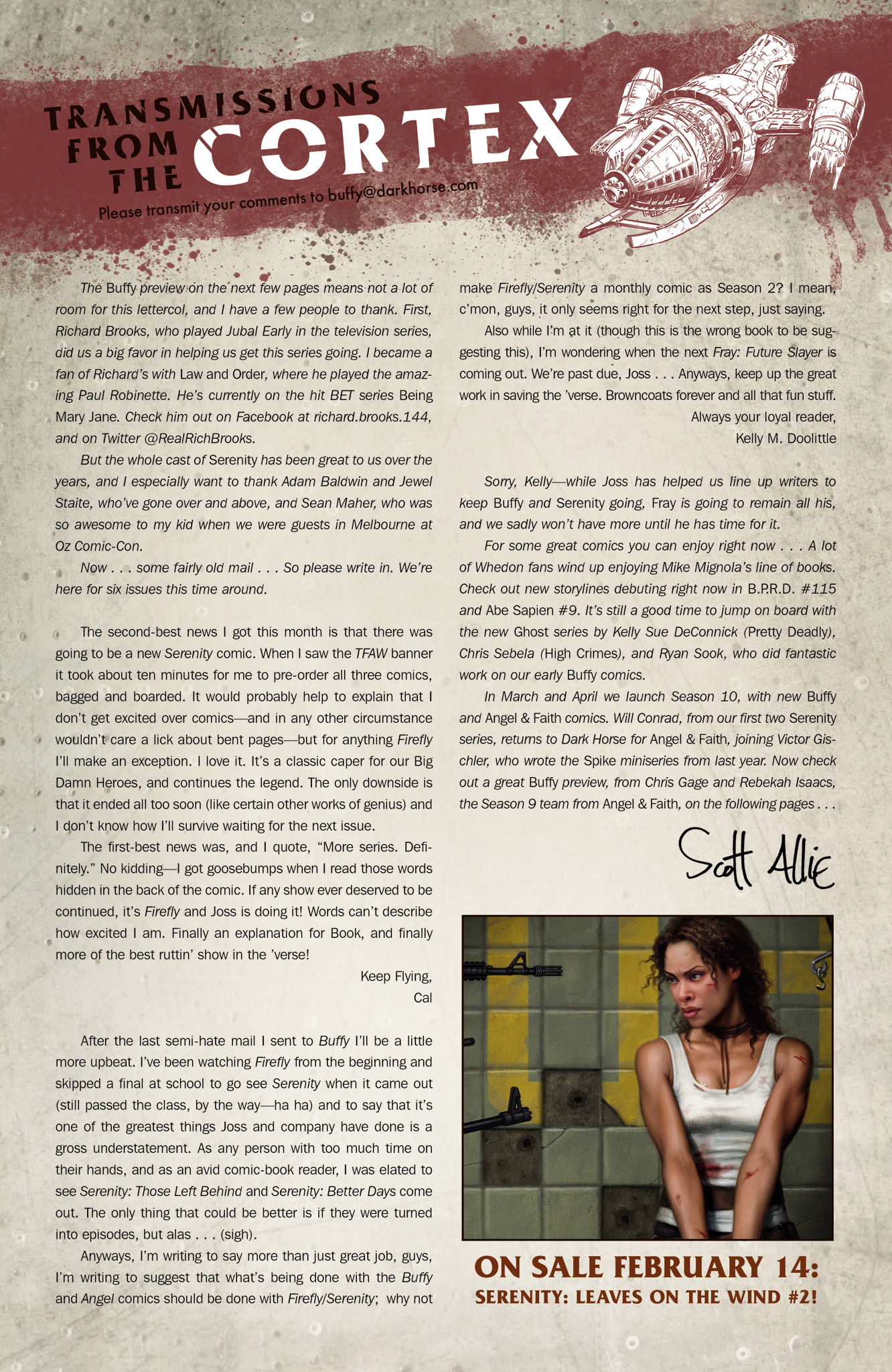 Read online Serenity: Firefly Class 03-K64  Leaves on the Wind comic -  Issue #1 - 26