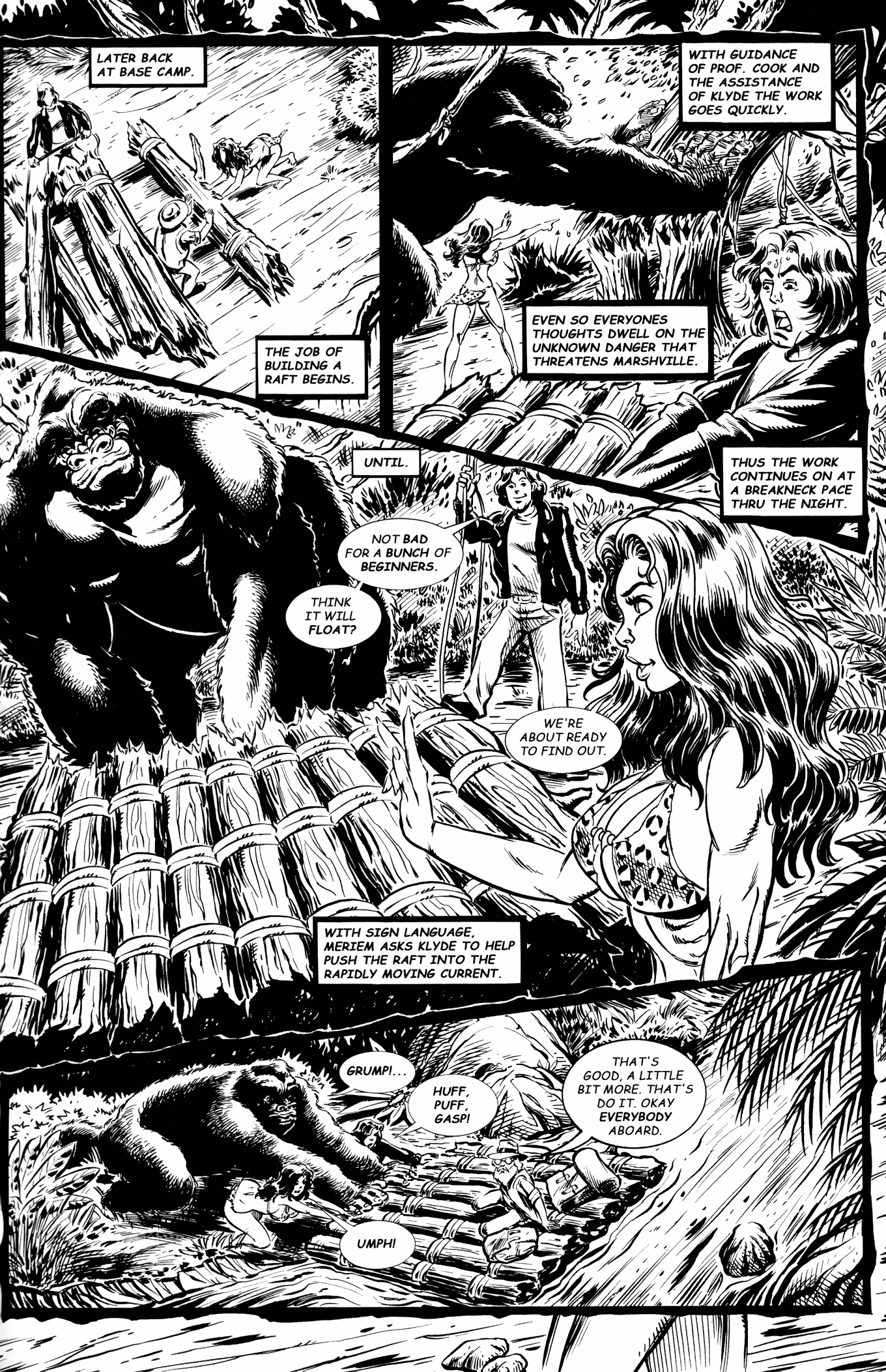 Read online Cavewoman: Red Menace comic -  Issue # Full - 12