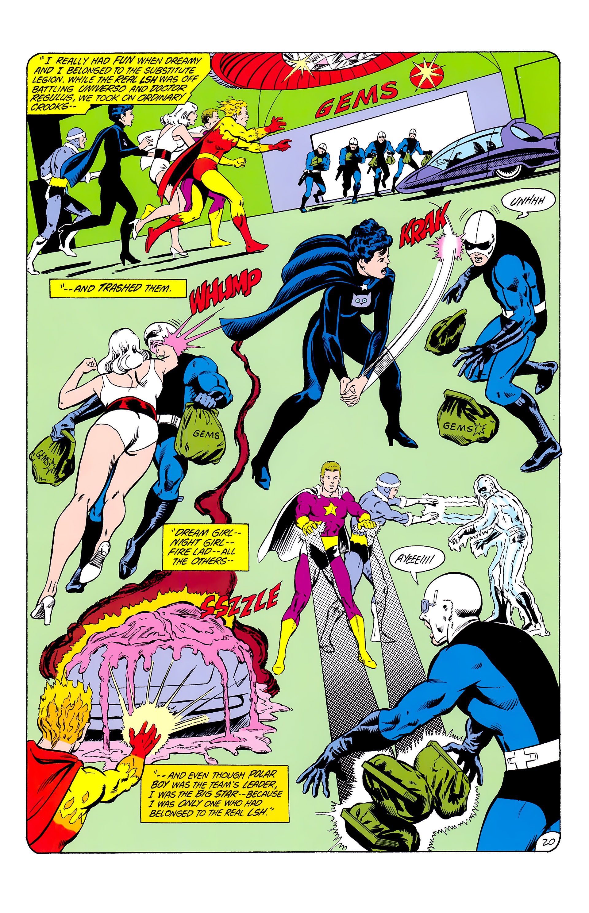 Read online Legion of Super-Heroes (1980) comic -  Issue #306 - 21