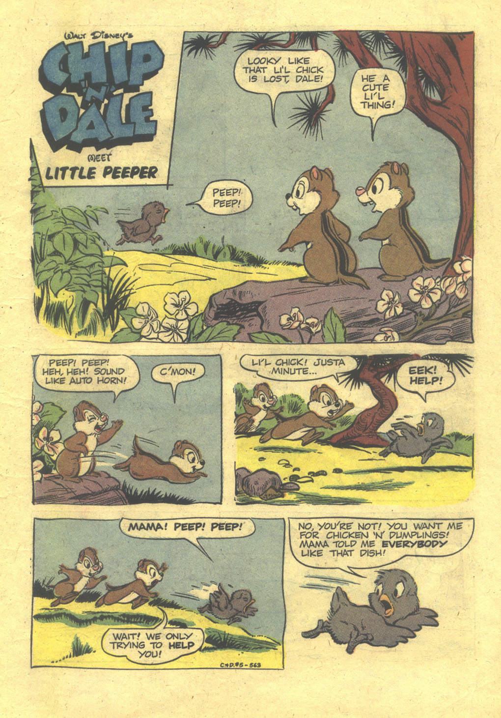 Read online Walt Disney's Chip 'N' Dale comic -  Issue #5 - 3