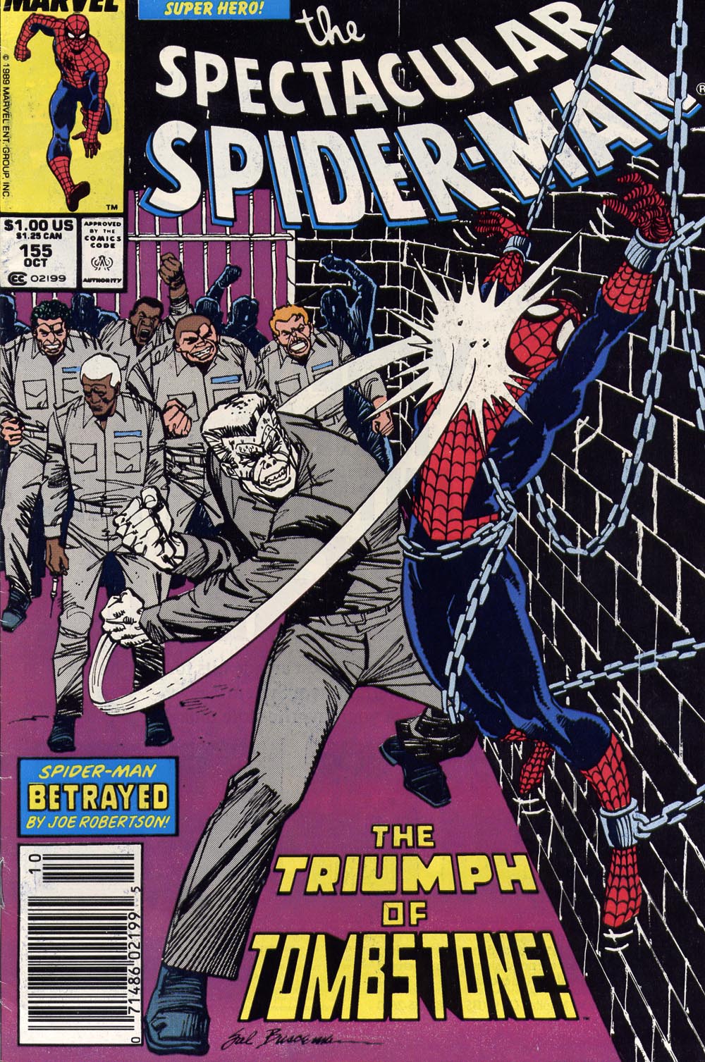 Read online The Spectacular Spider-Man (1976) comic -  Issue #155 - 1