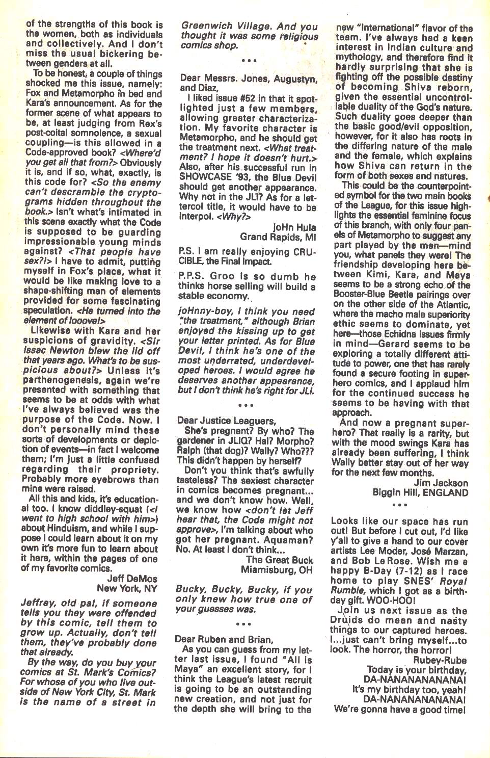 Read online Justice League International (1993) comic -  Issue #57 - 25