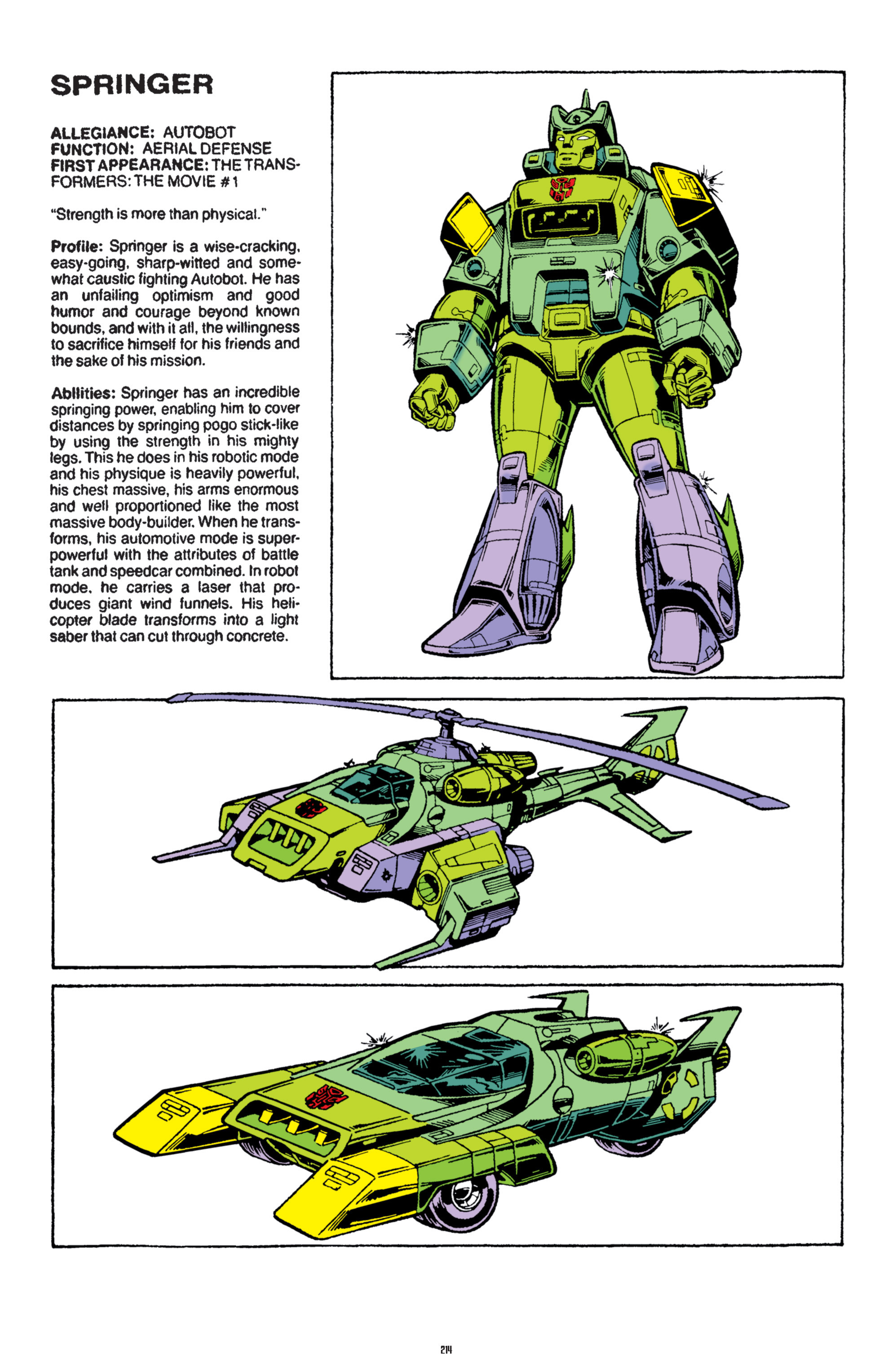 Read online The Transformers Classics comic -  Issue # TPB 8 - 211