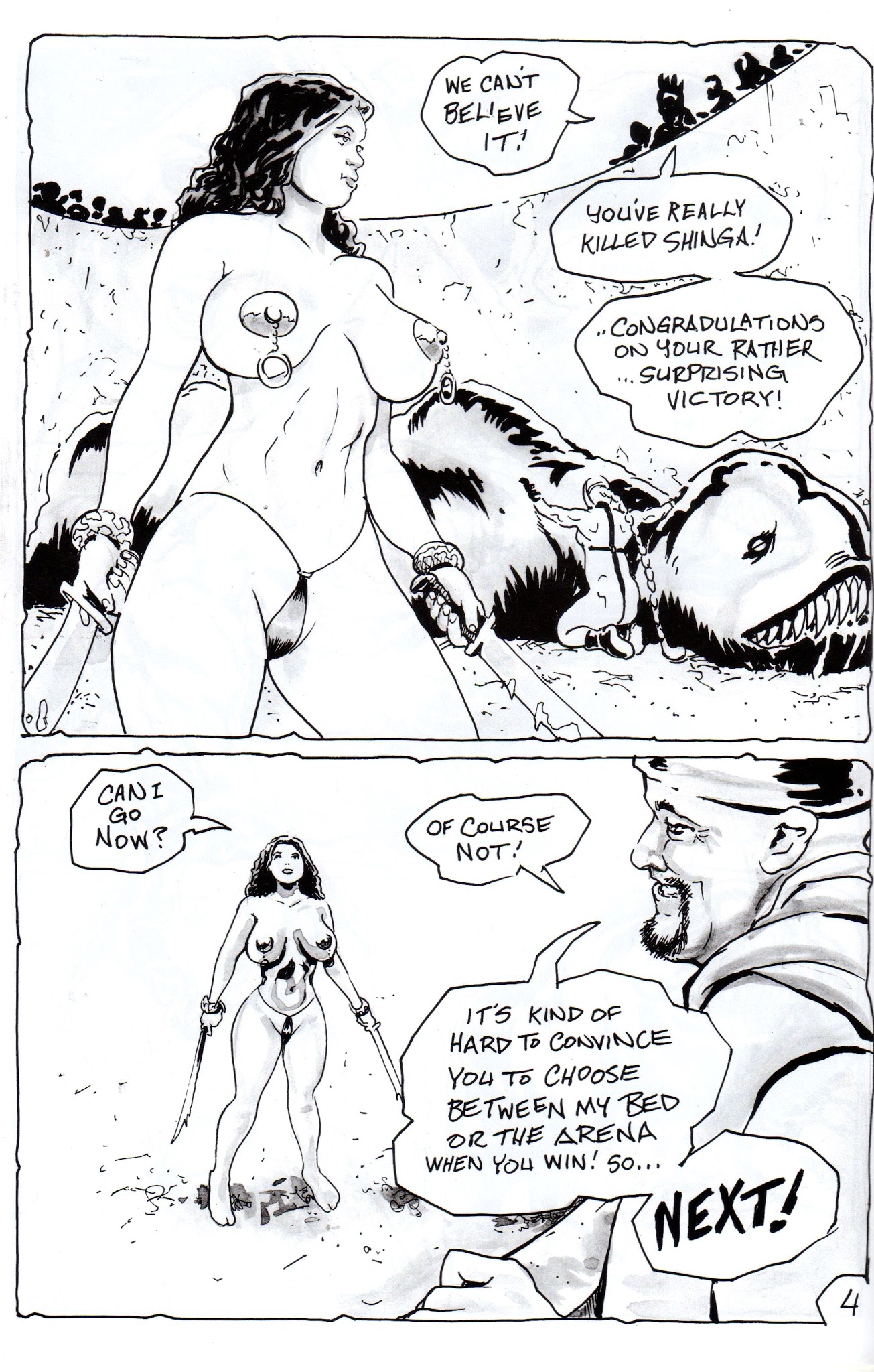 Read online Cavewoman: Oasis comic -  Issue #2 - 6