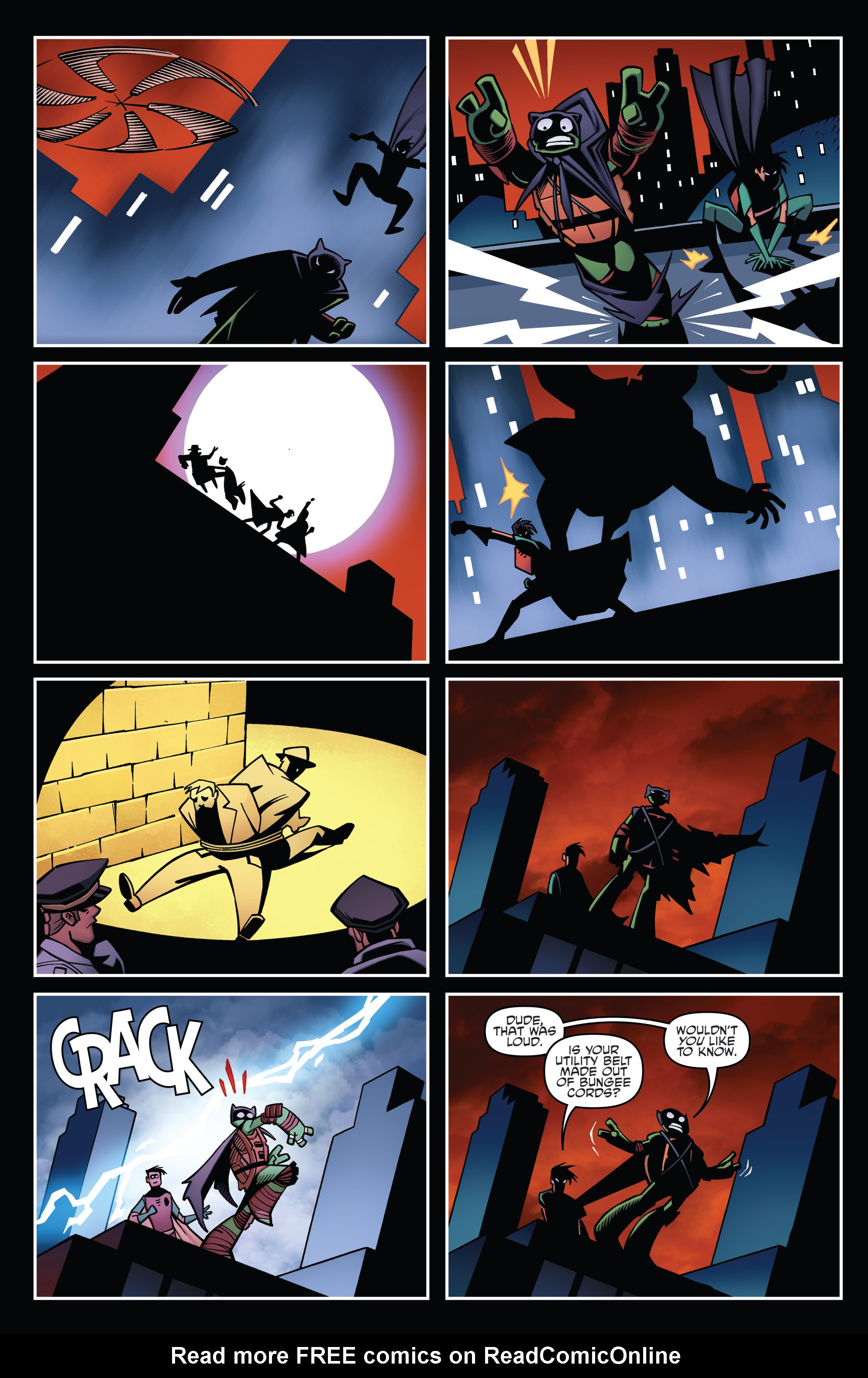 Read online Batman/Teenage Mutant Ninja Turtles Adventure comic -  Issue #5 - 9