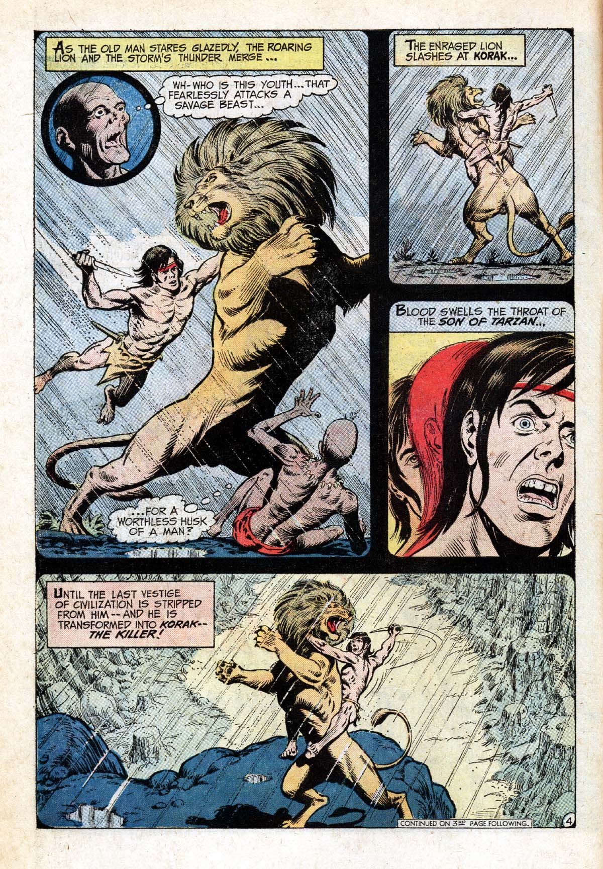 Read online Korak, Son of Tarzan (1972) comic -  Issue #53 - 4