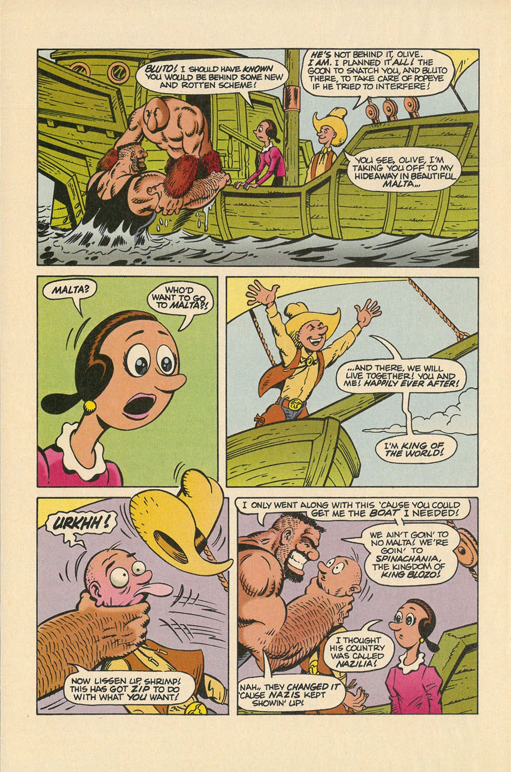 Read online The Wedding of Popeye & Olive comic -  Issue # Full - 14
