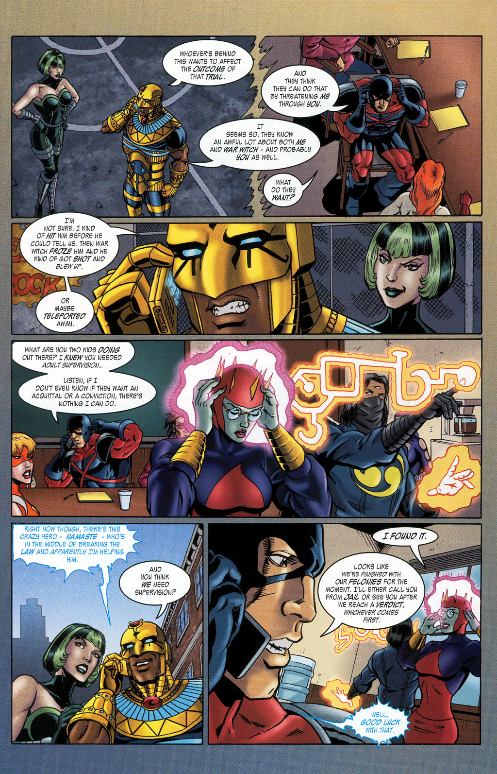 Read online City of Heroes (2004) comic -  Issue #5 - 21