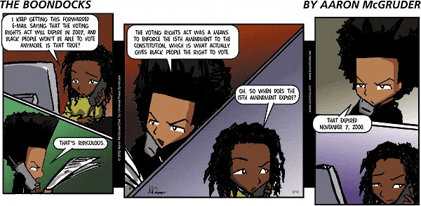 Read online The Boondocks Collection comic -  Issue # Year 2002 - 41
