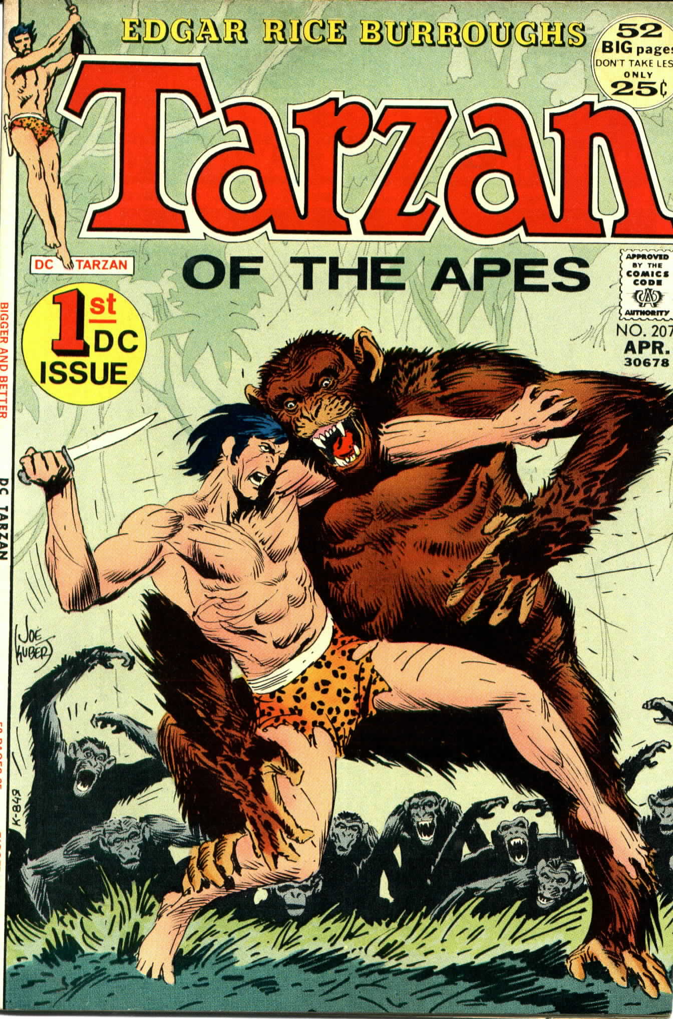 Read online Tarzan (1972) comic -  Issue #207 - 1