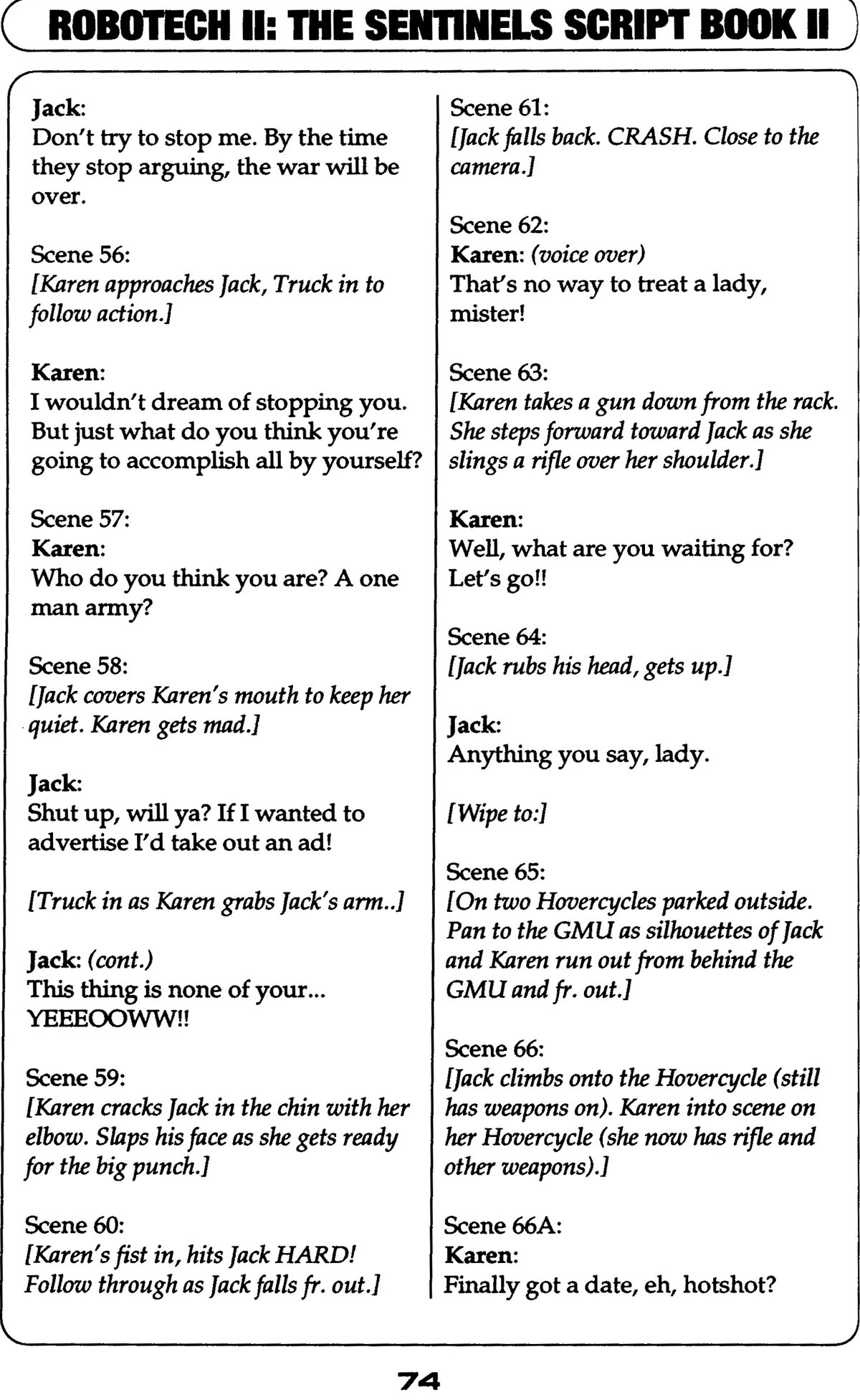 Read online Robotech II: The Sentinels comic -  Issue # _Script Book 2 - 70