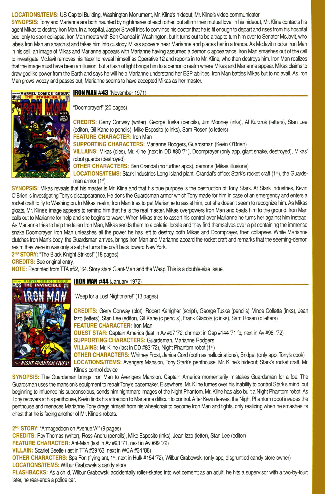 Read online Official Index to the Marvel Universe comic -  Issue #3 - 37