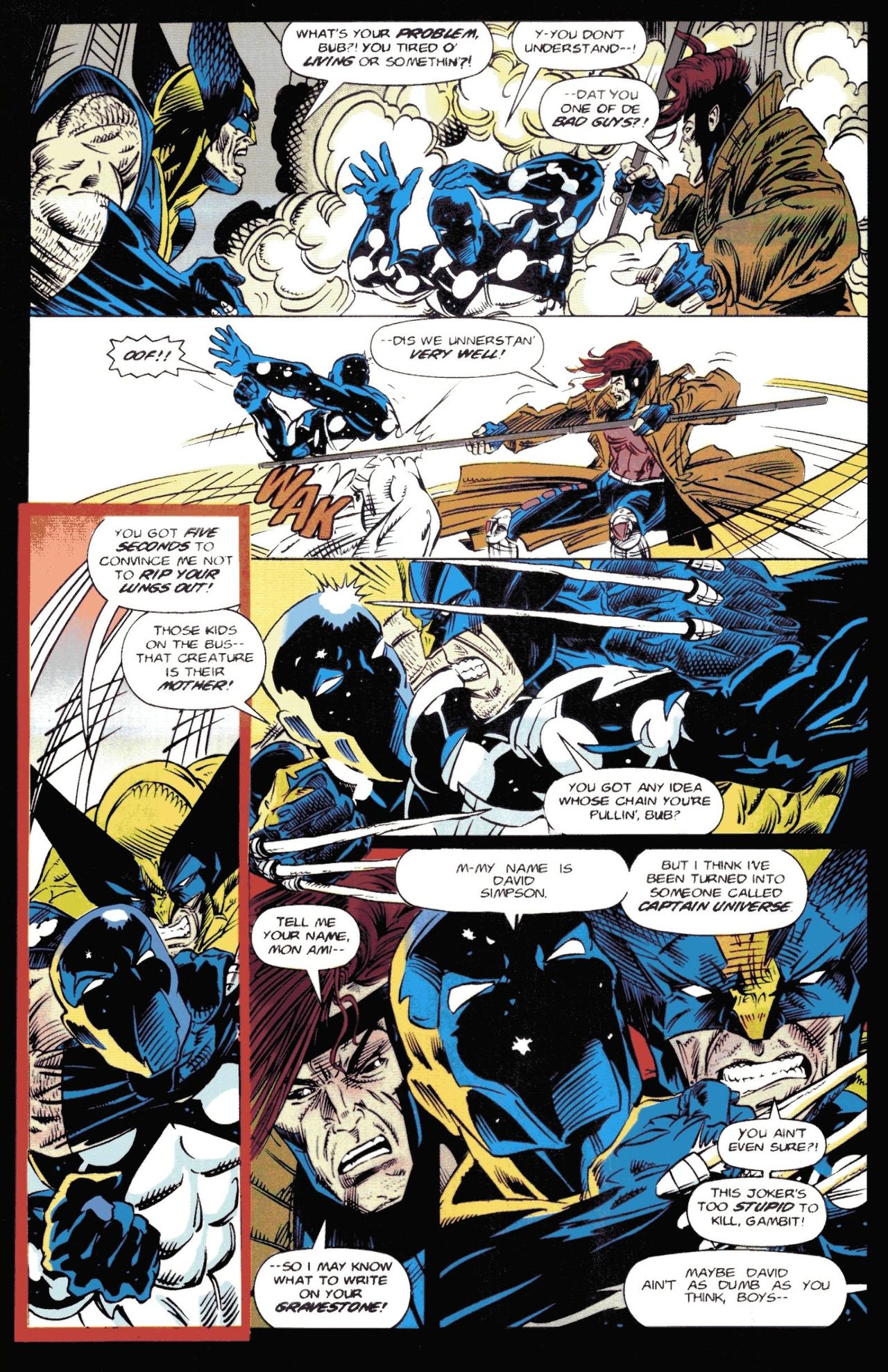 Read online The X-Men And Captain Universe: Sleeping Giants comic -  Issue # Full - 12
