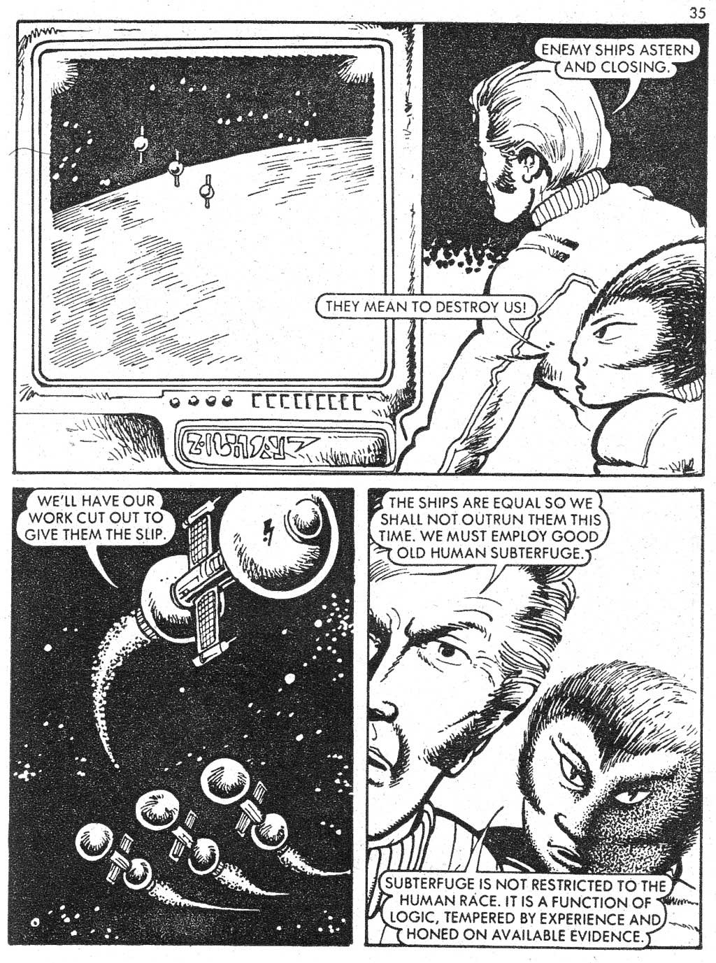 Read online Starblazer comic -  Issue #4 - 35