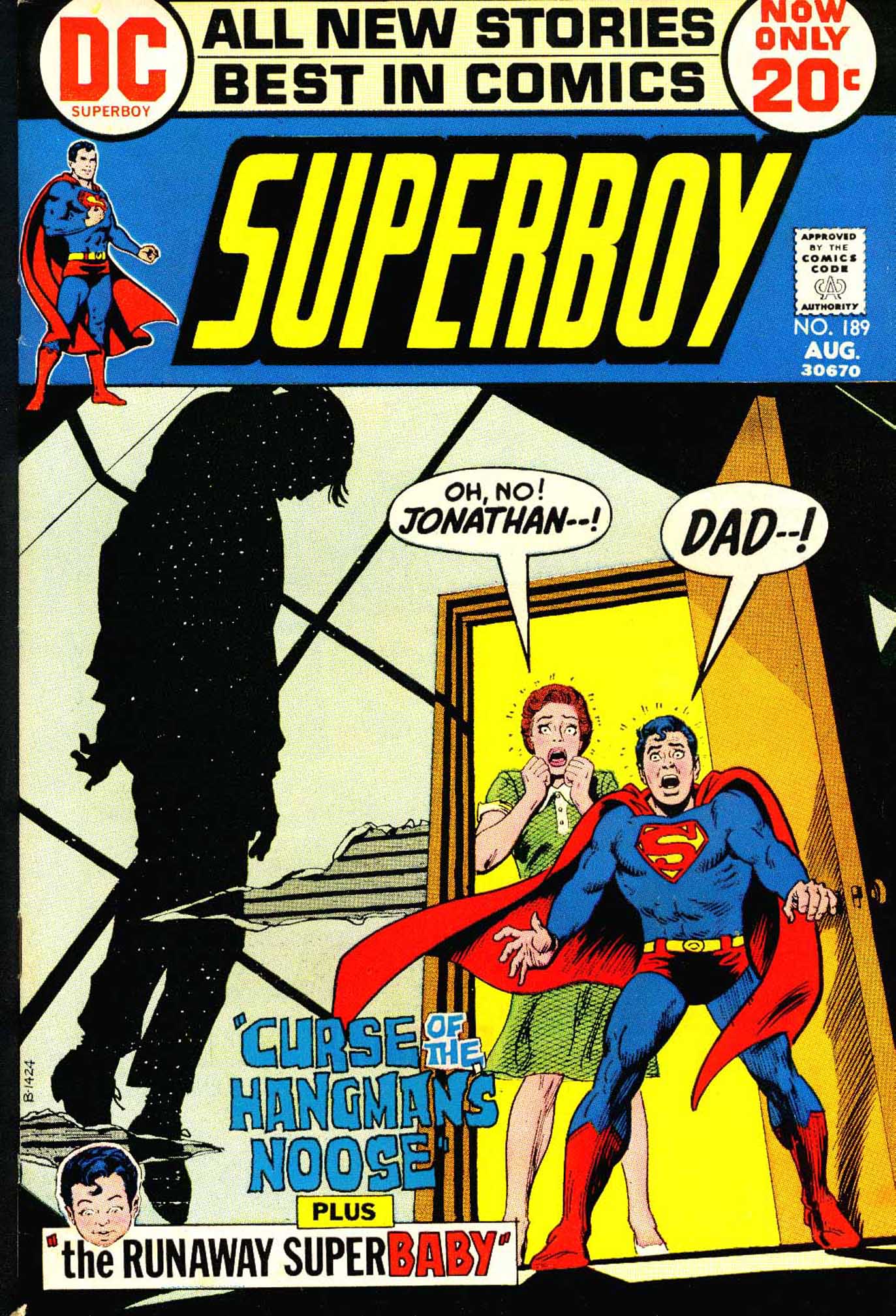 Read online Superboy (1949) comic -  Issue #189 - 1