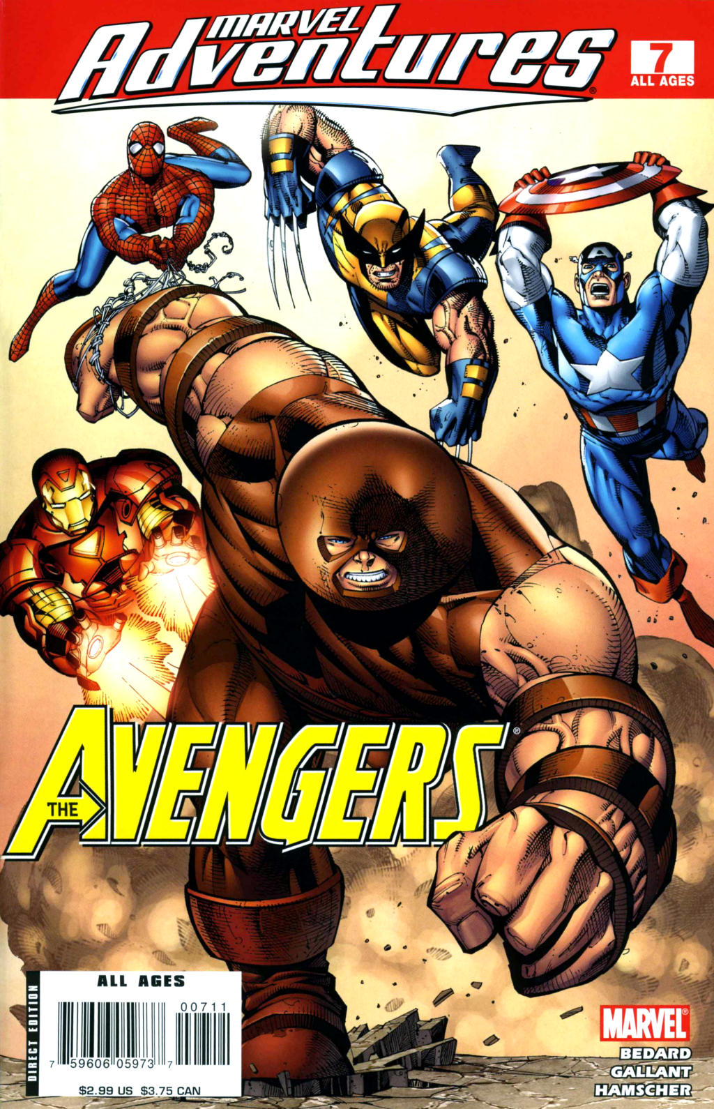 Read online Marvel Adventures The Avengers comic -  Issue #7 - 1