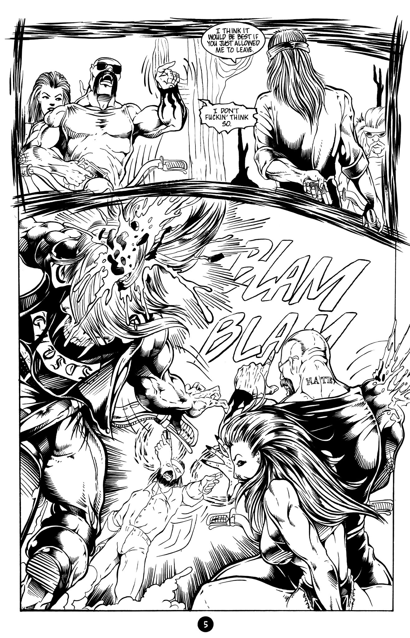 Read online Rose 'n' Gunn comic -  Issue #5 - 6