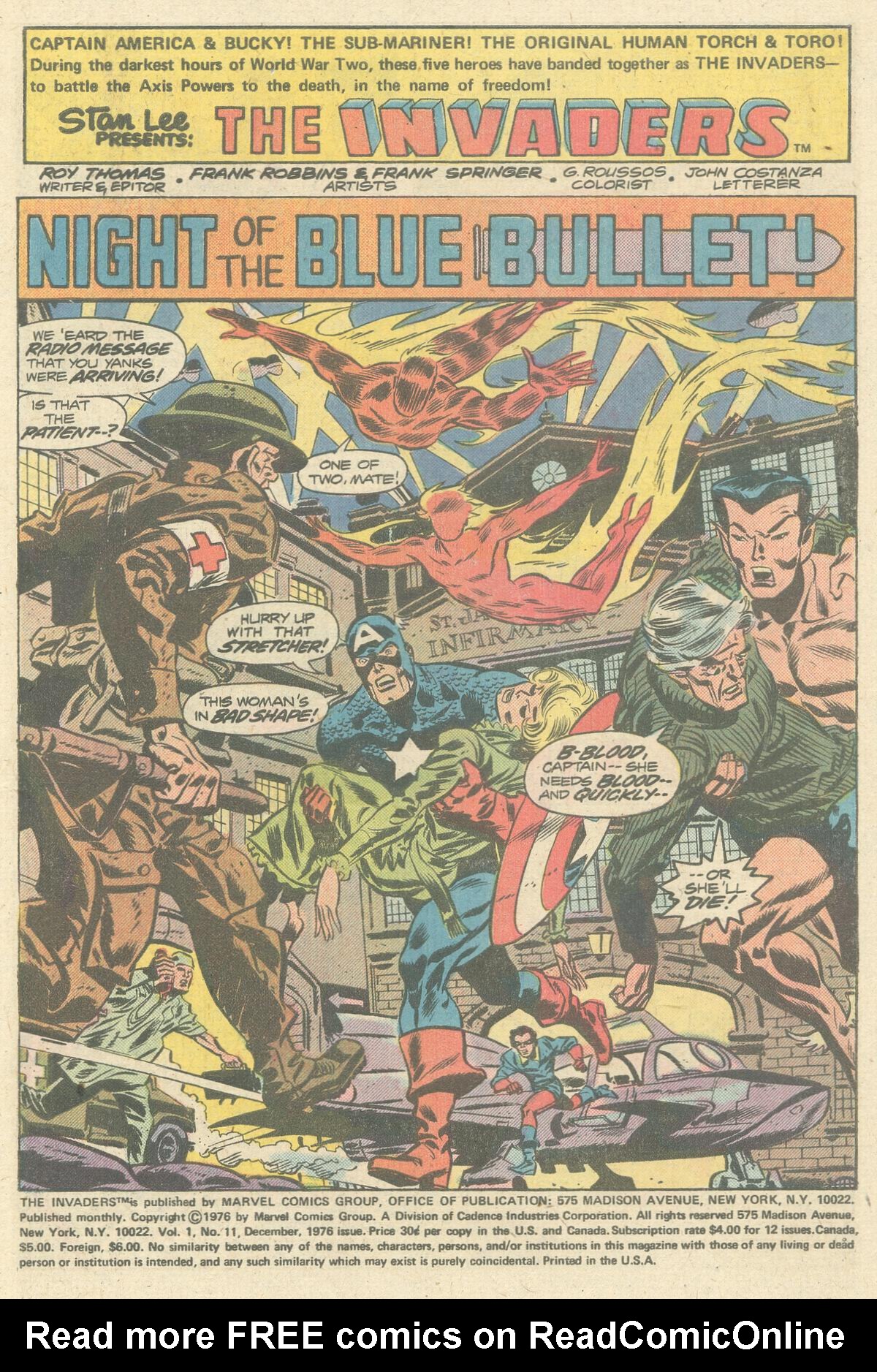 Read online The Invaders (1975) comic -  Issue #11 - 2