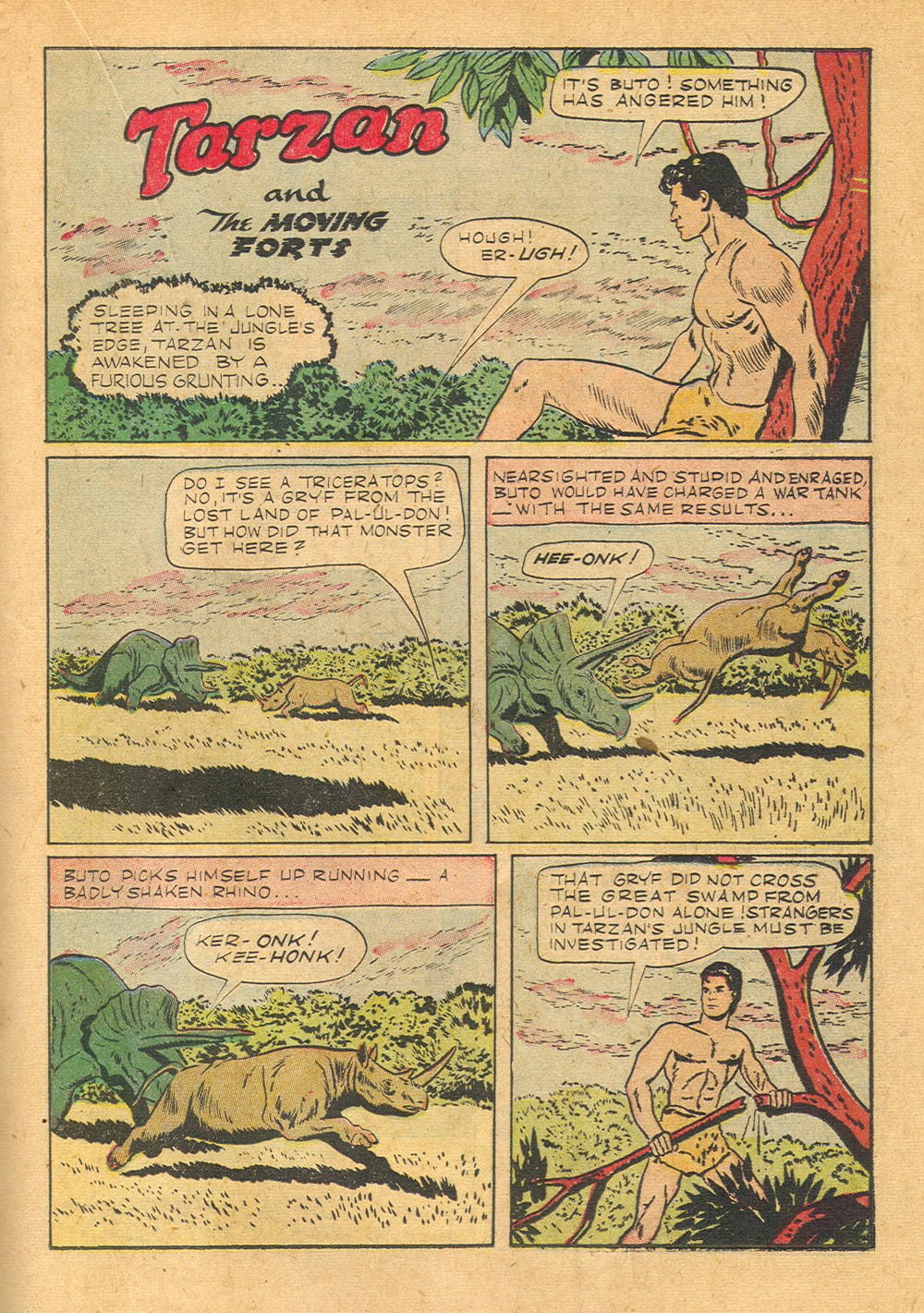 Read online Tarzan (1948) comic -  Issue #24 - 27