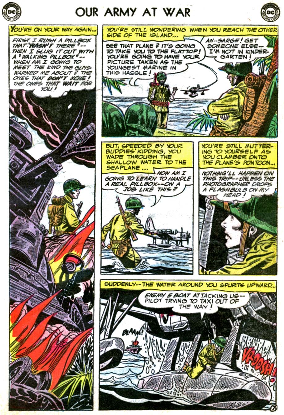 Read online Our Army at War (1952) comic -  Issue #38 - 9