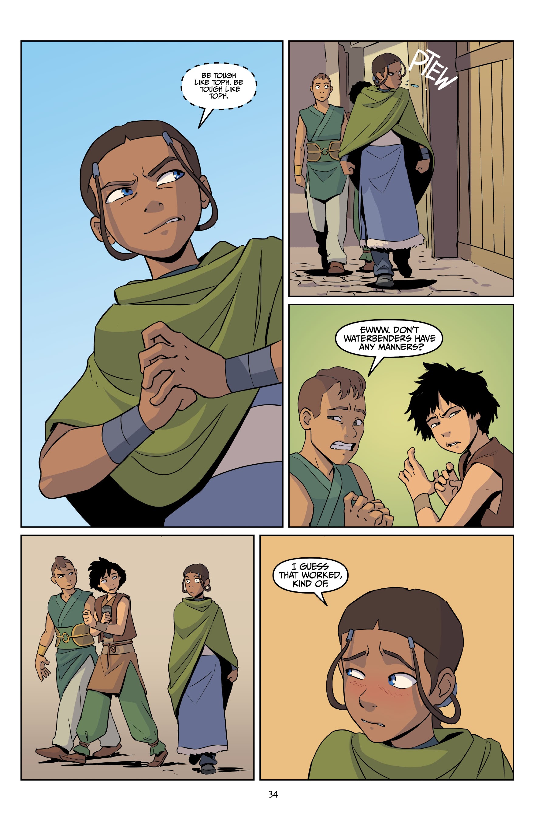 Read online Avatar: The Last Airbender—Katara and the Pirate's Silver comic -  Issue # TPB - 35