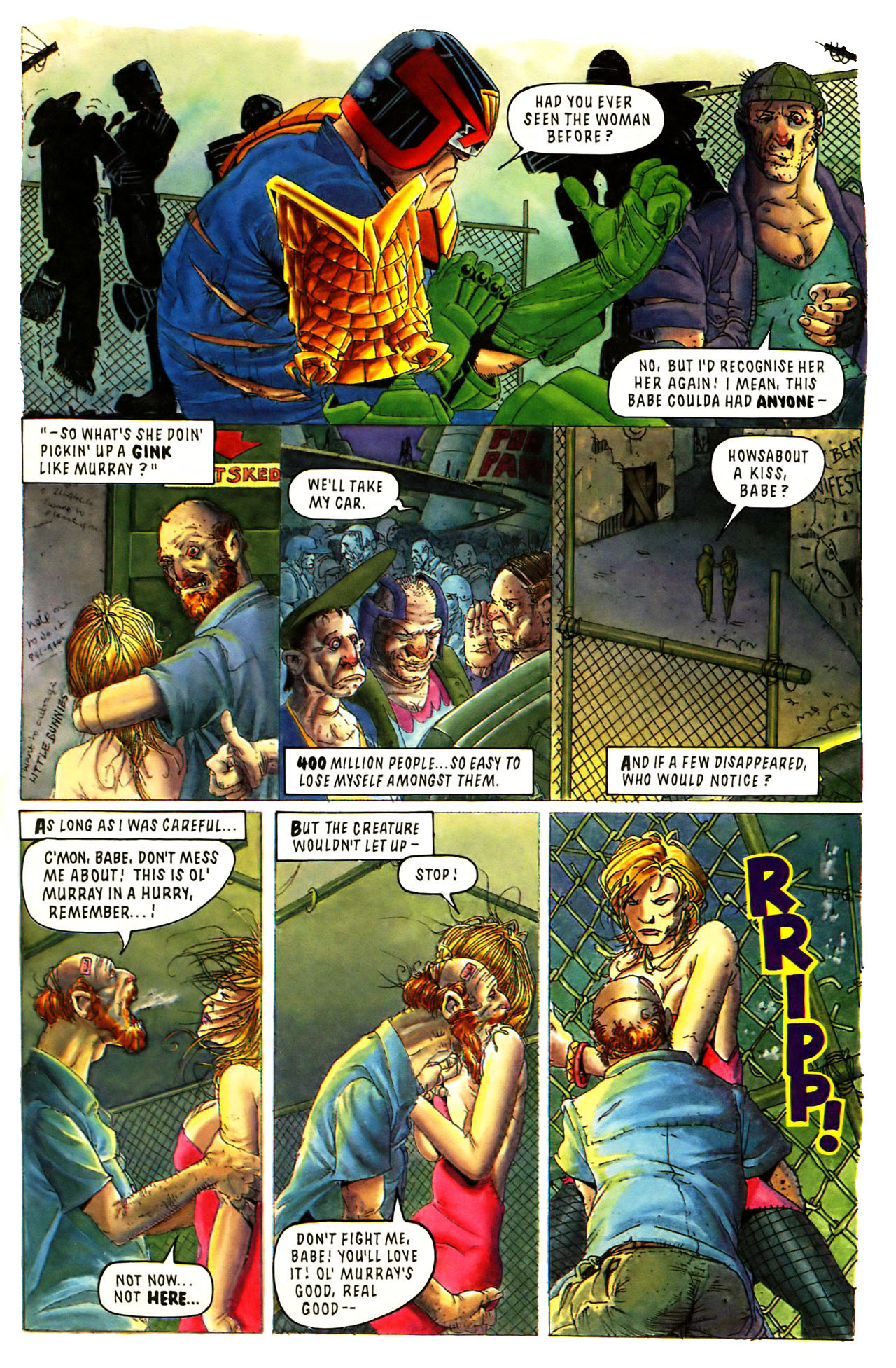 Read online Judge Dredd: The Megazine comic -  Issue #7 - 6