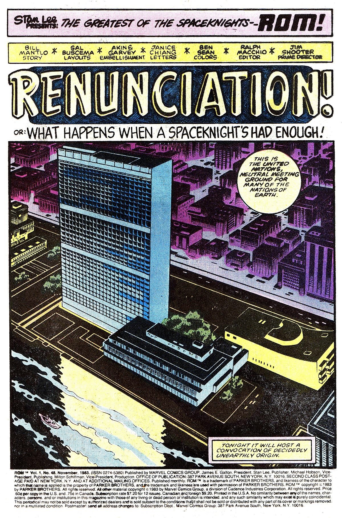 Read online ROM (1979) comic -  Issue #48 - 2