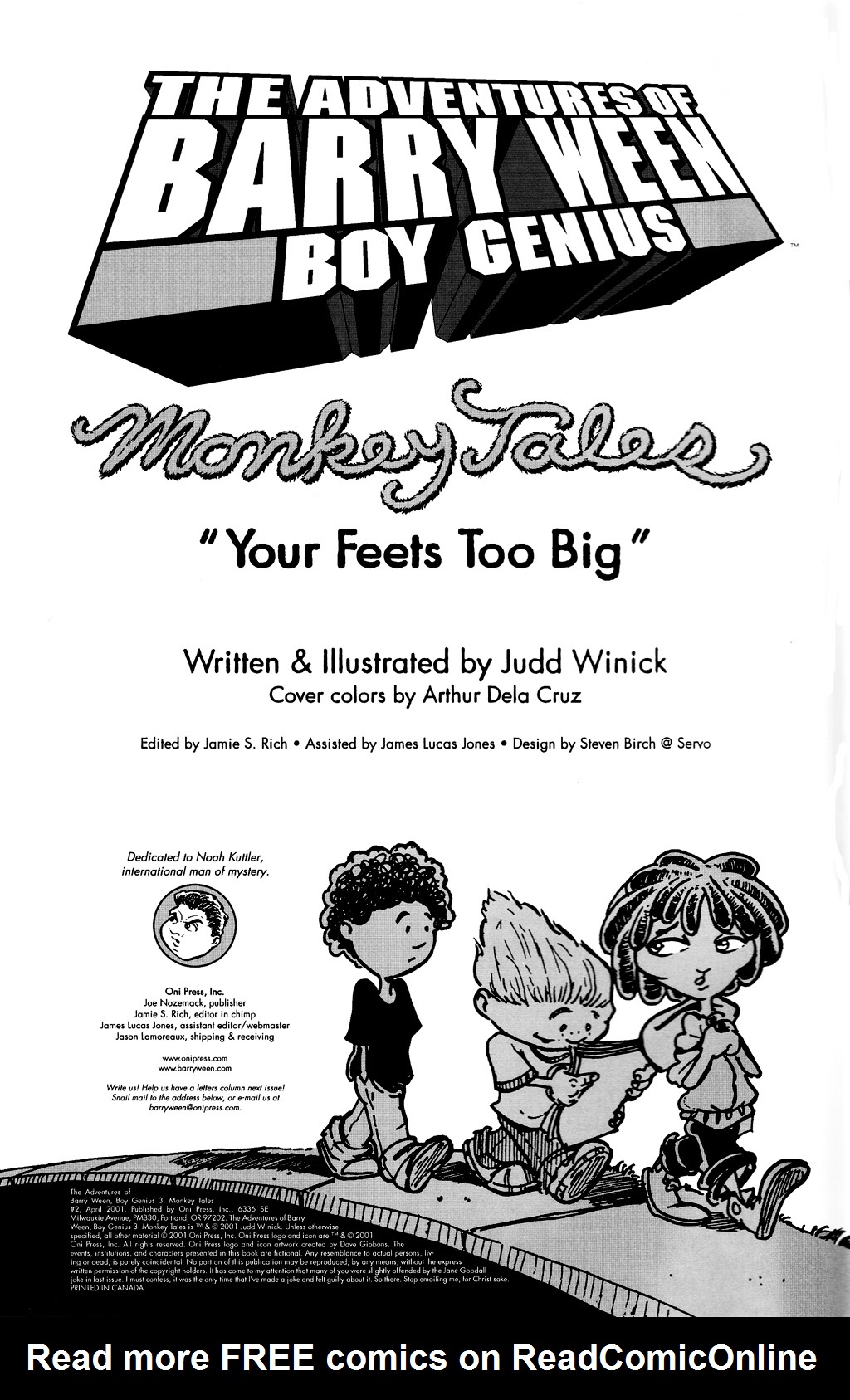 Read online The Adventures of Barry Ween, Boy Genius 3: Monkey Tales comic -  Issue #2 - 2