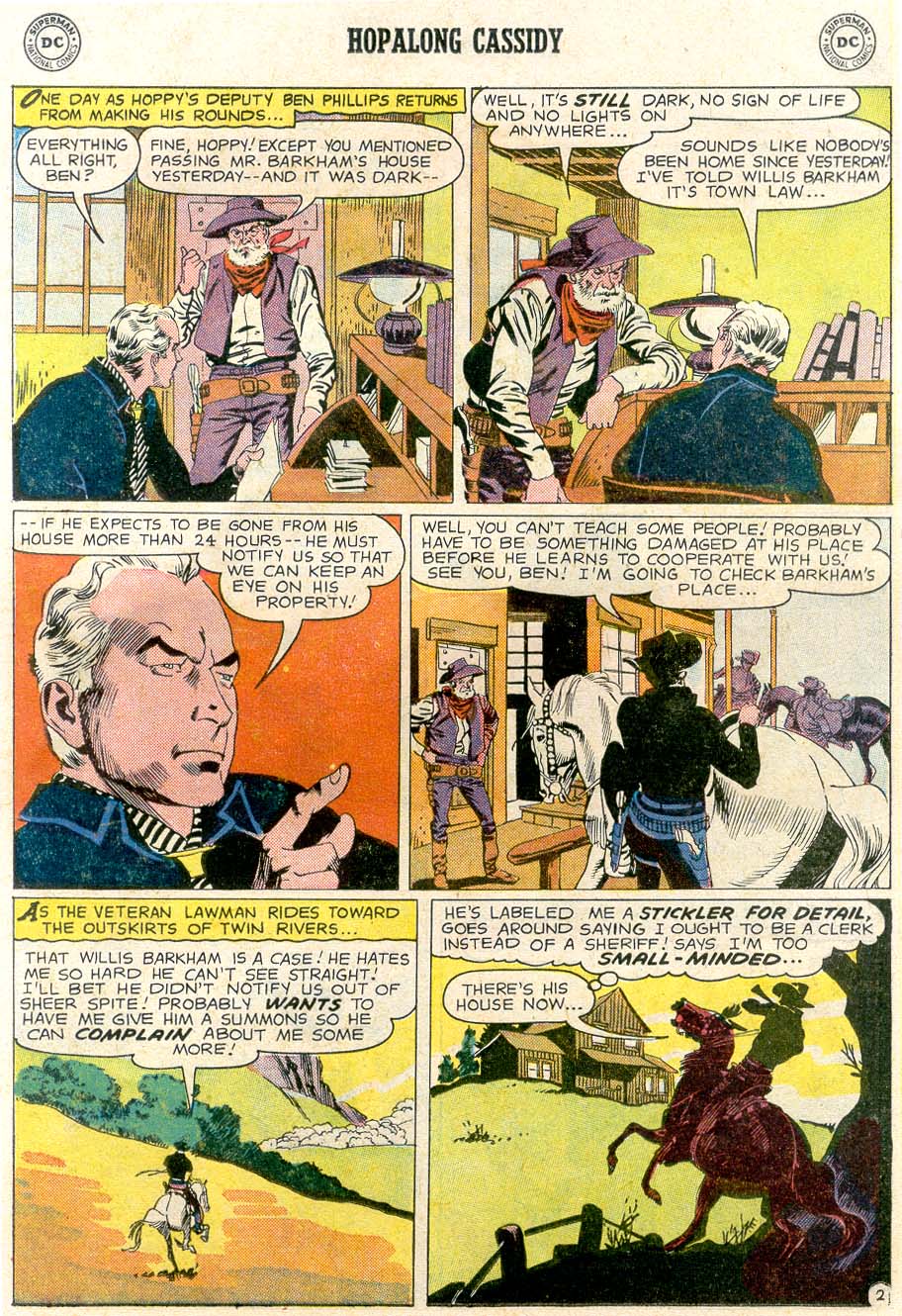 Read online Hopalong Cassidy comic -  Issue #132 - 17
