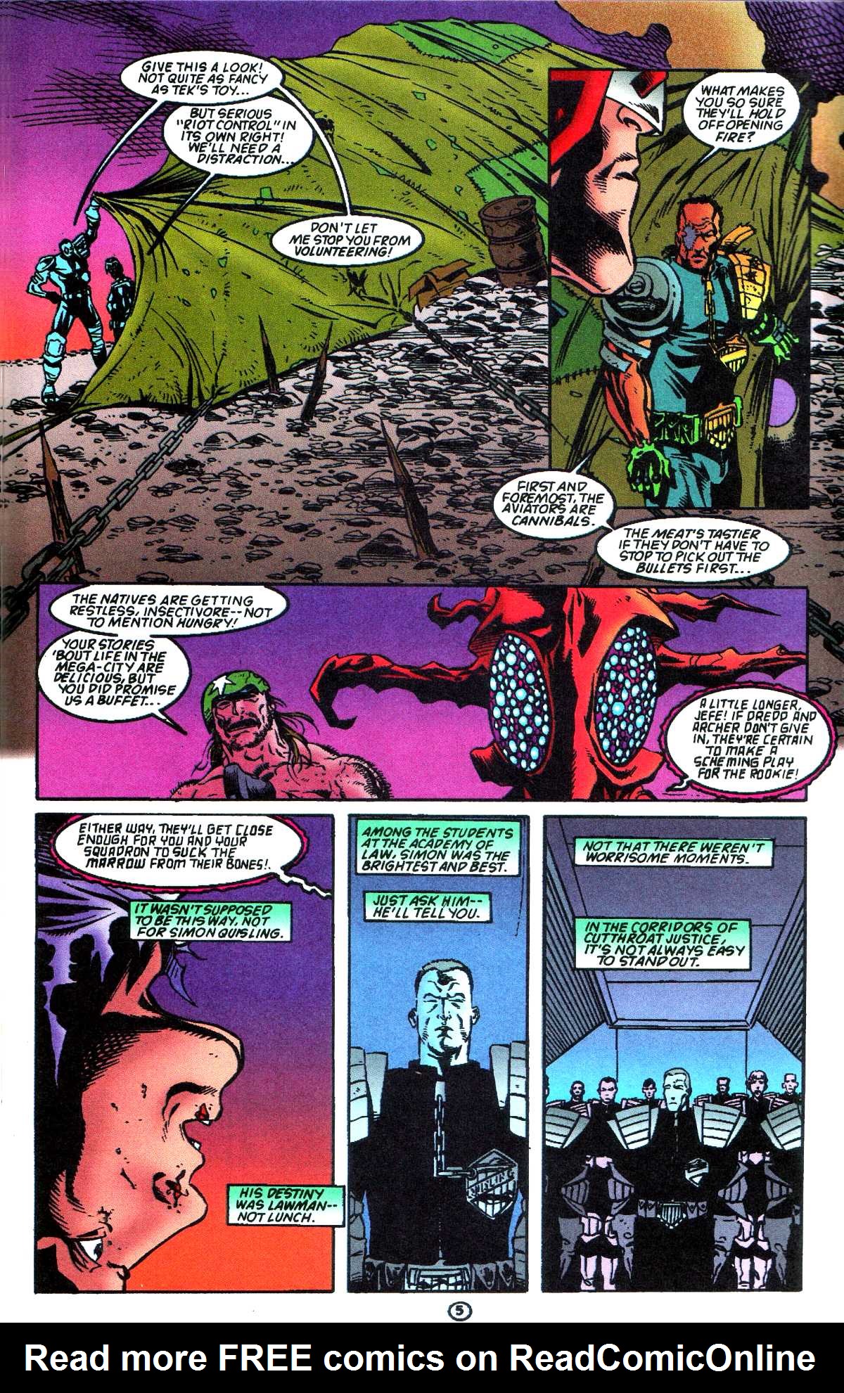 Read online Judge Dredd: Legends of the Law comic -  Issue #7 - 7