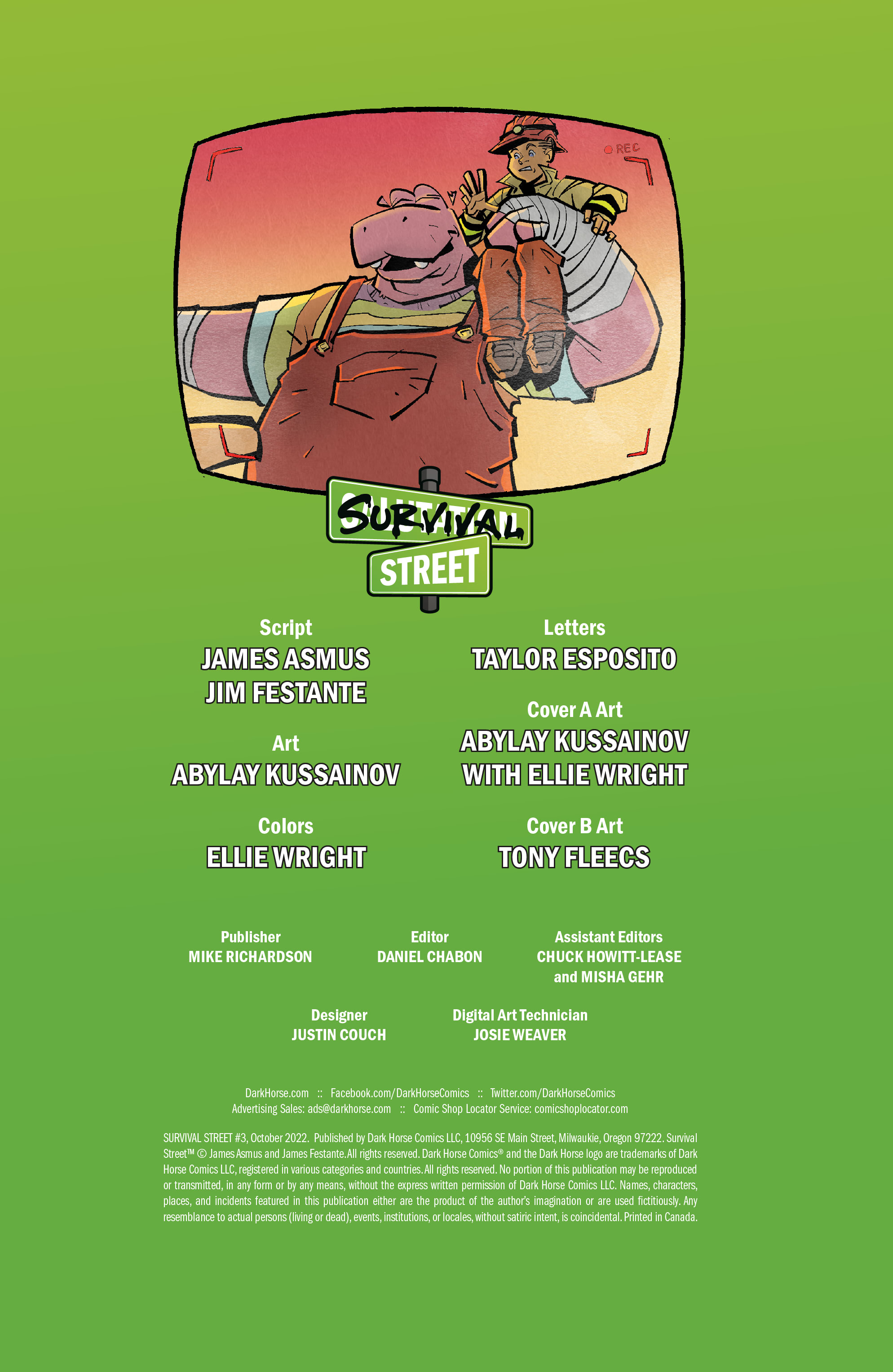 Read online Survival Street comic -  Issue #3 - 2