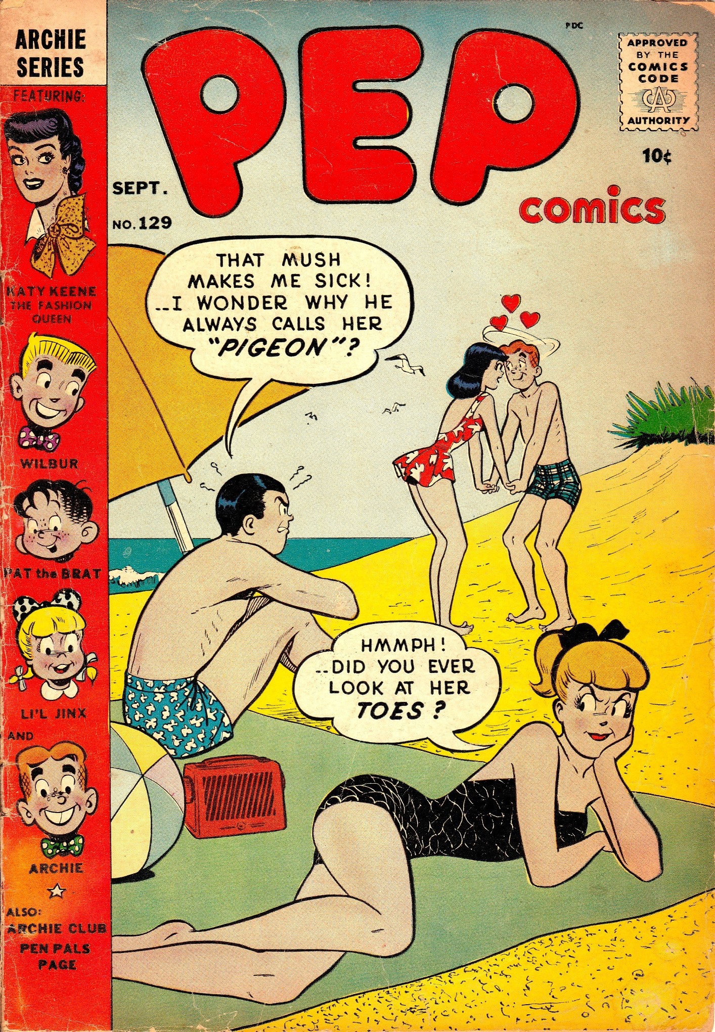 Read online Pep Comics comic -  Issue #129 - 1