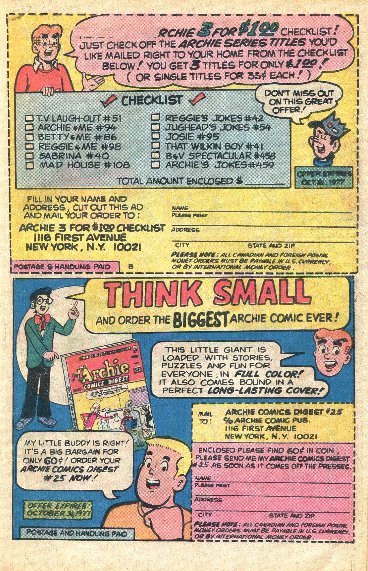 Read online Archie's Joke Book Magazine comic -  Issue #234 - 19
