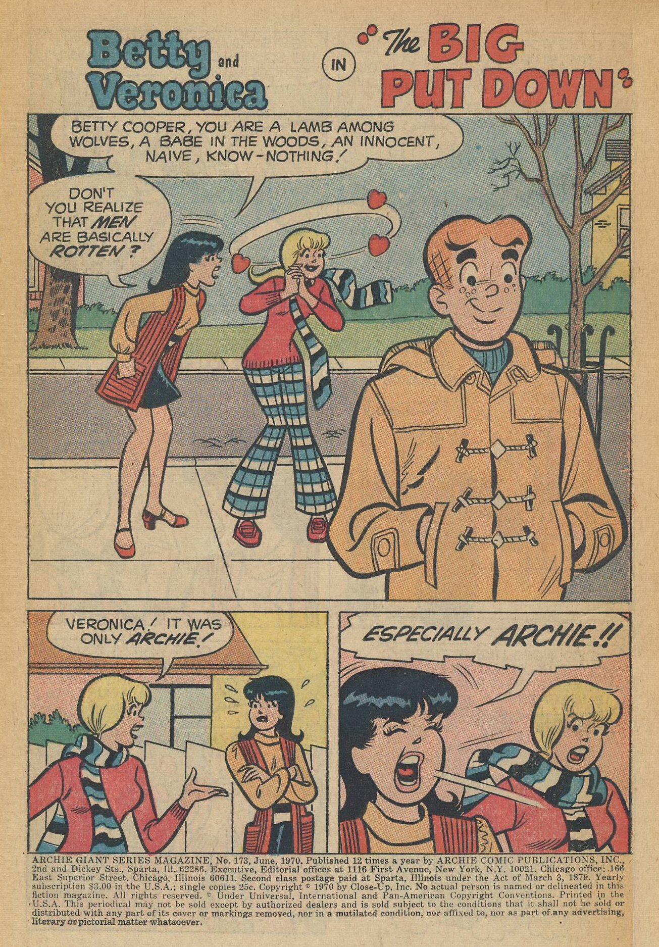 Read online Archie Giant Series Magazine comic -  Issue #173 - 3