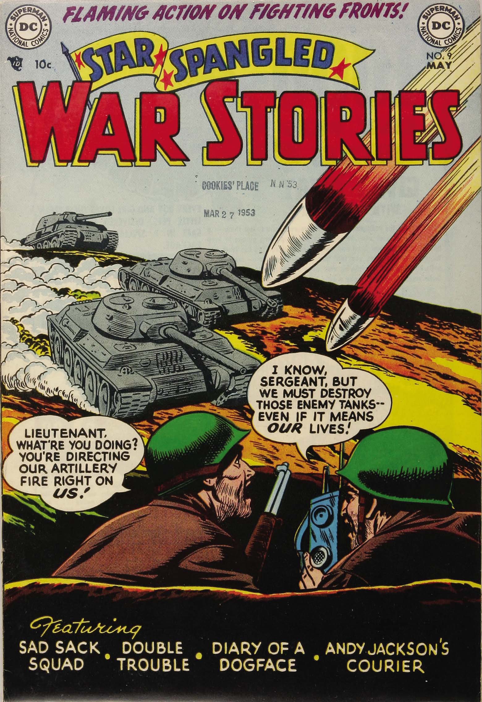 Star Spangled War Stories (1952) issue 9 - Page 1