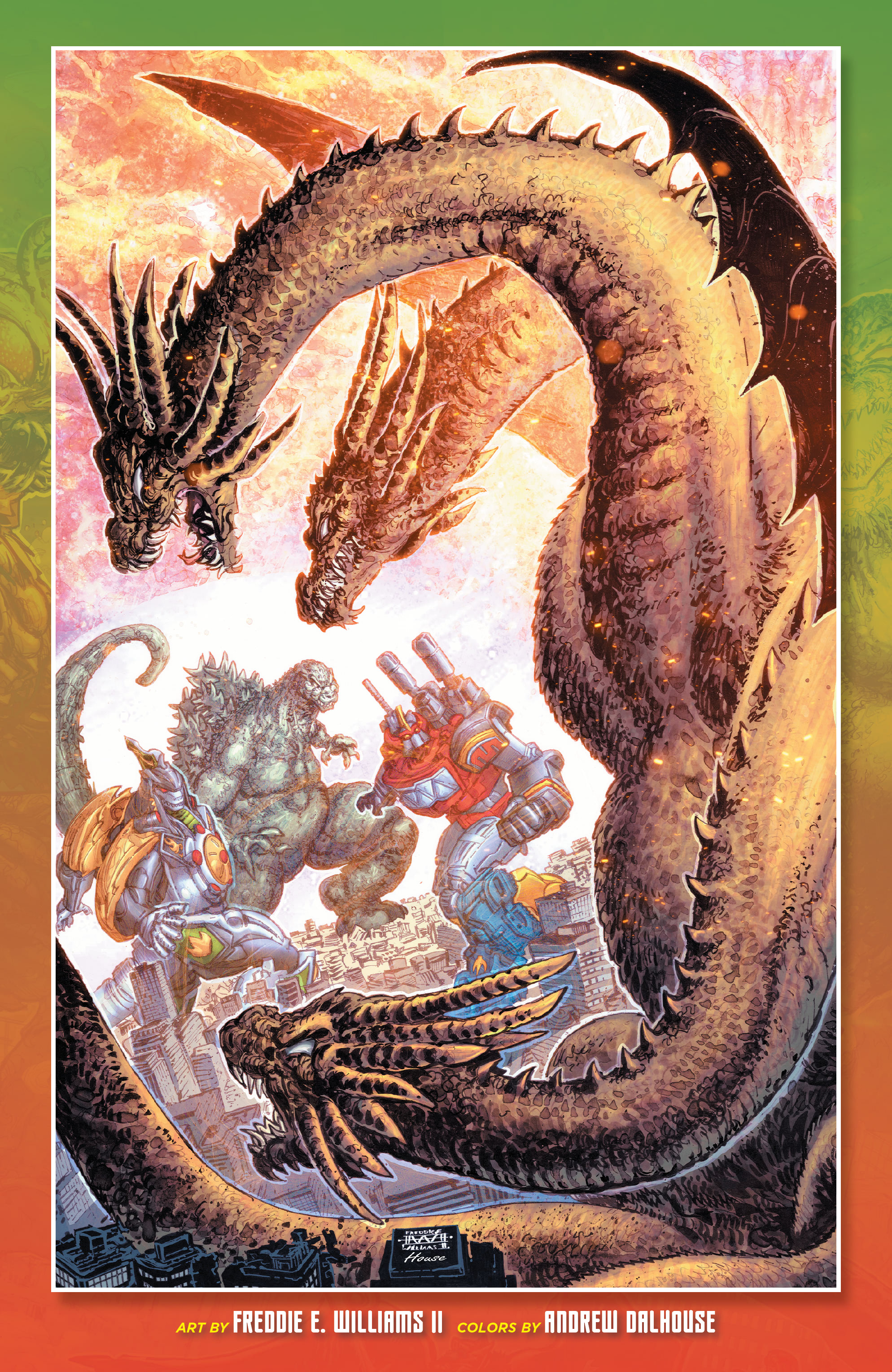 Read online Godzilla vs. The Mighty Morphin Power Rangers comic -  Issue #5 - 19