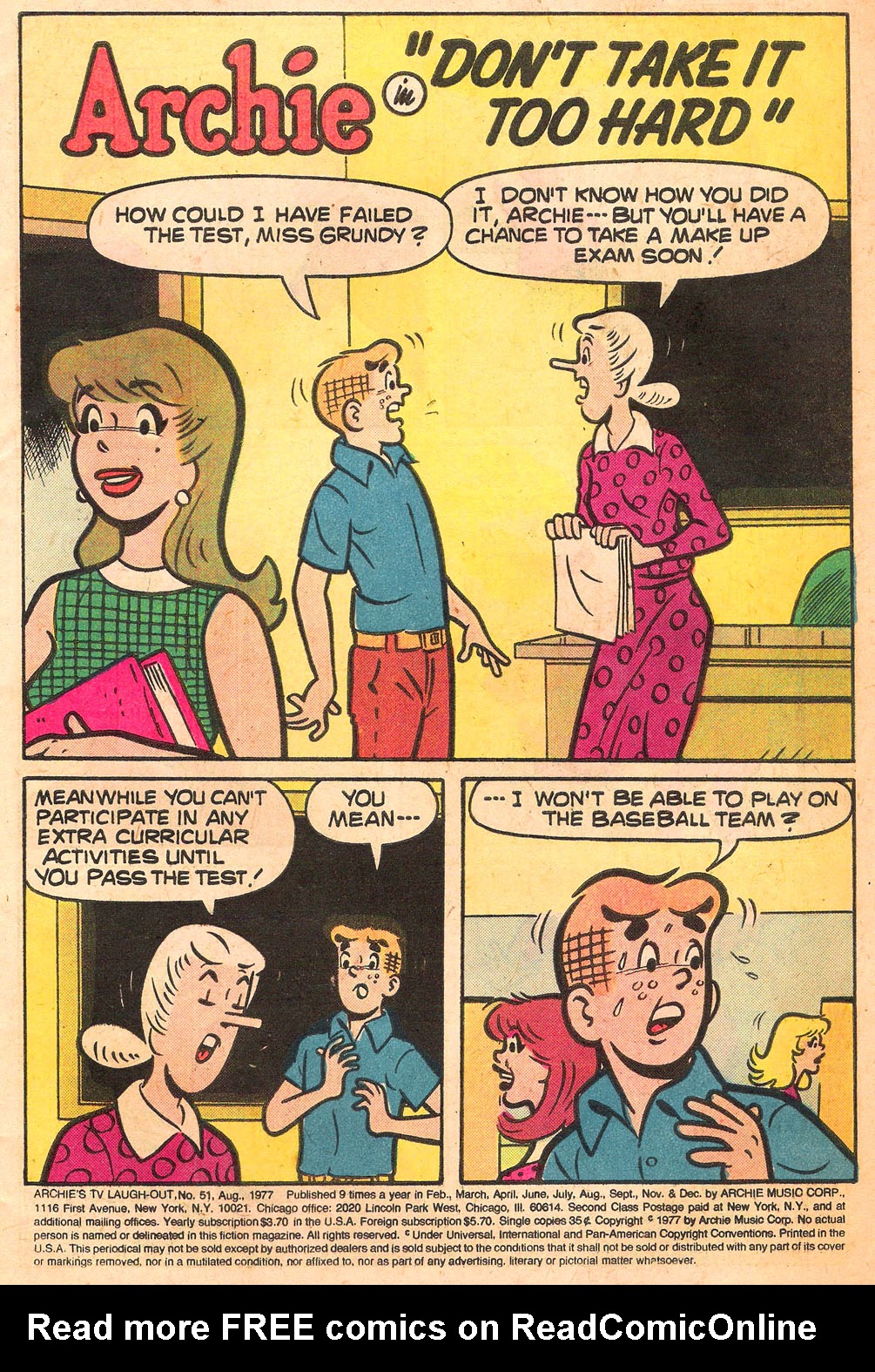 Read online Archie's TV Laugh-Out comic -  Issue #51 - 3